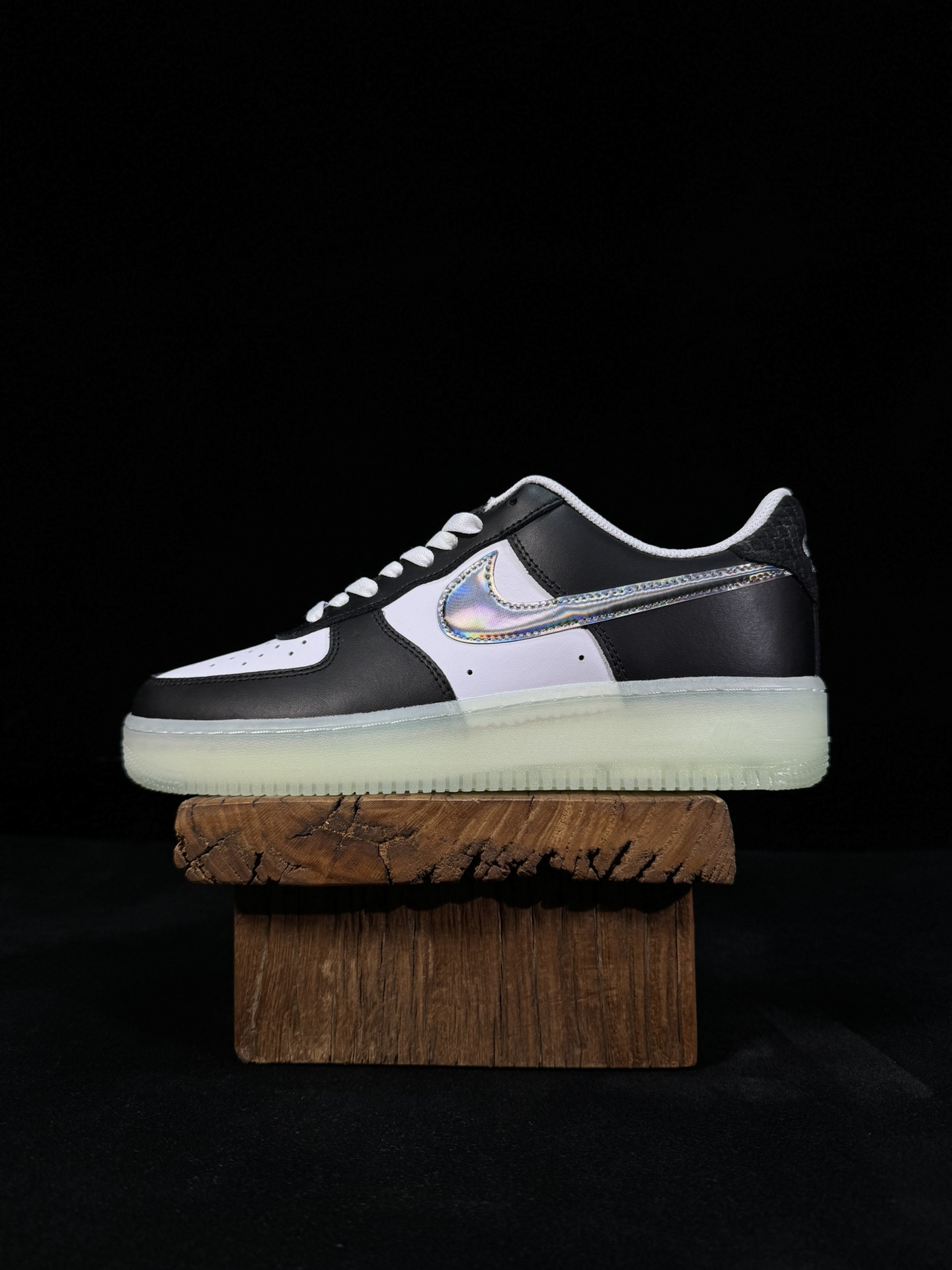 双11特价开炸️空军！第434色！果冻底黑白NikeAIRForce1Low空军一号百分百每个配色原鞋开