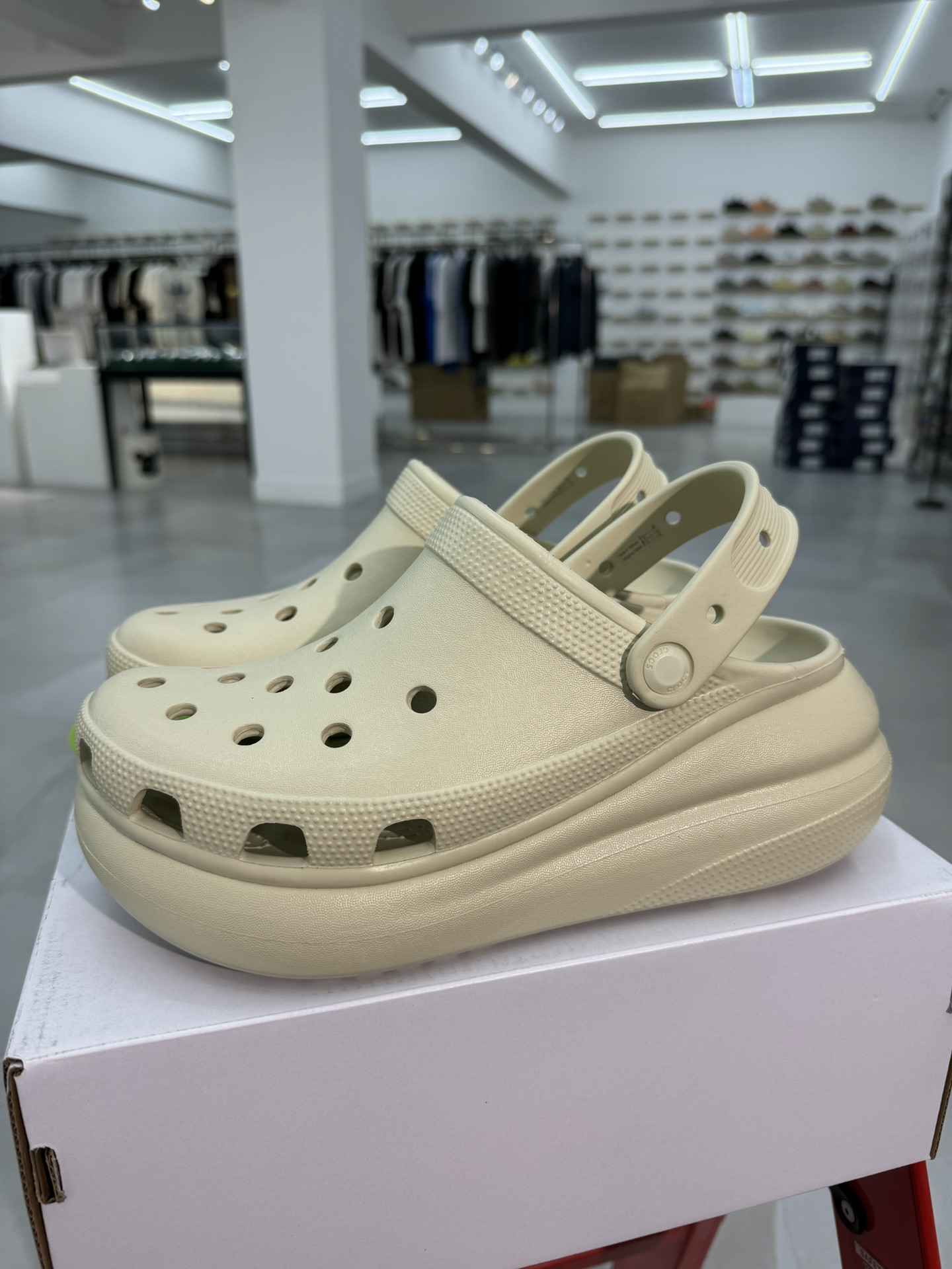 女鞋Crocs卡洛驰泡芙系列3色增高5cm环保材料尺码W5/-W934-40泡芙系列W534-3521c