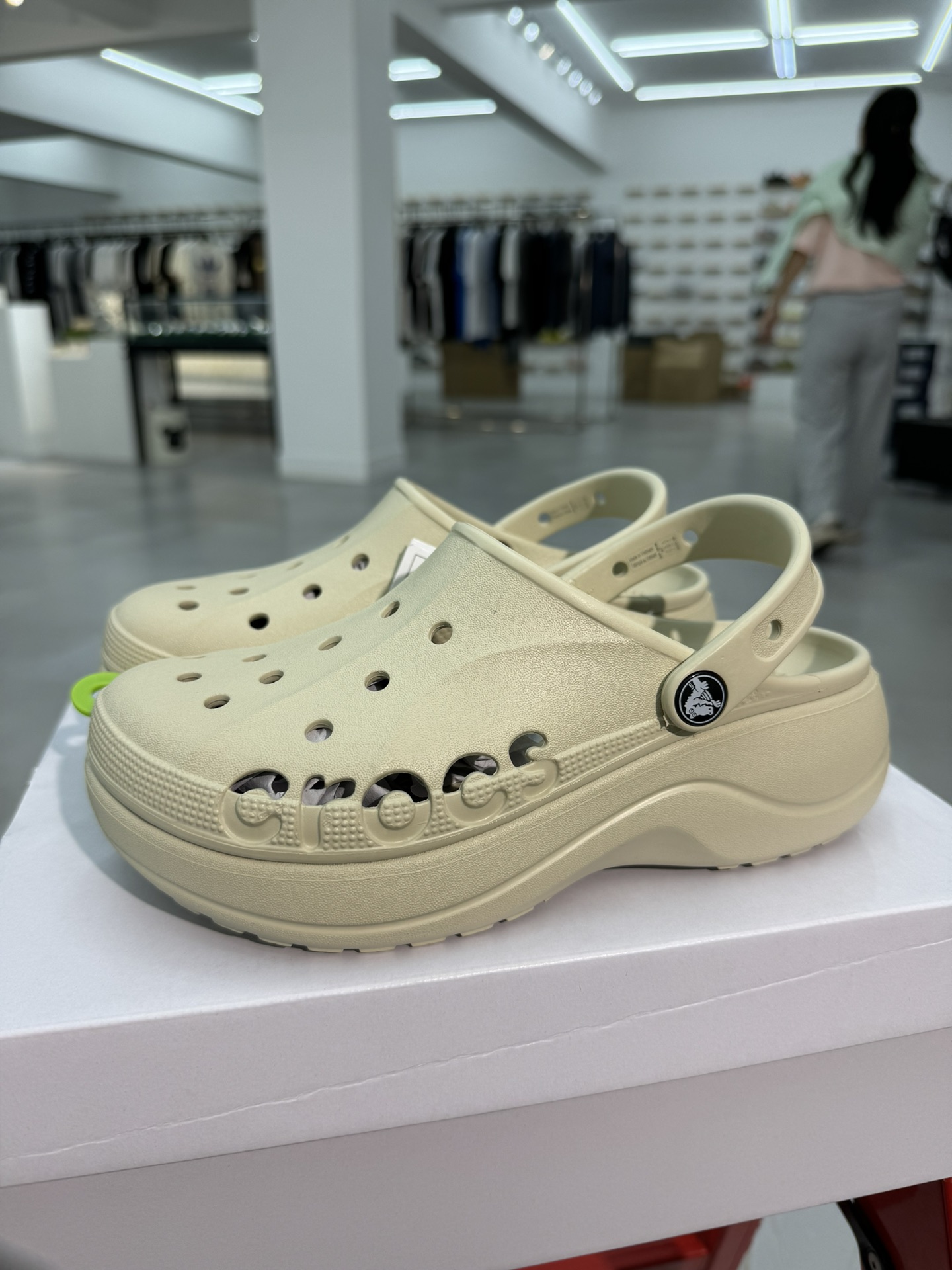 女鞋Crocs卡洛驰云彩系列3色增高4cm环保材料尺码W5/-W934-40云彩系列W534-3521c