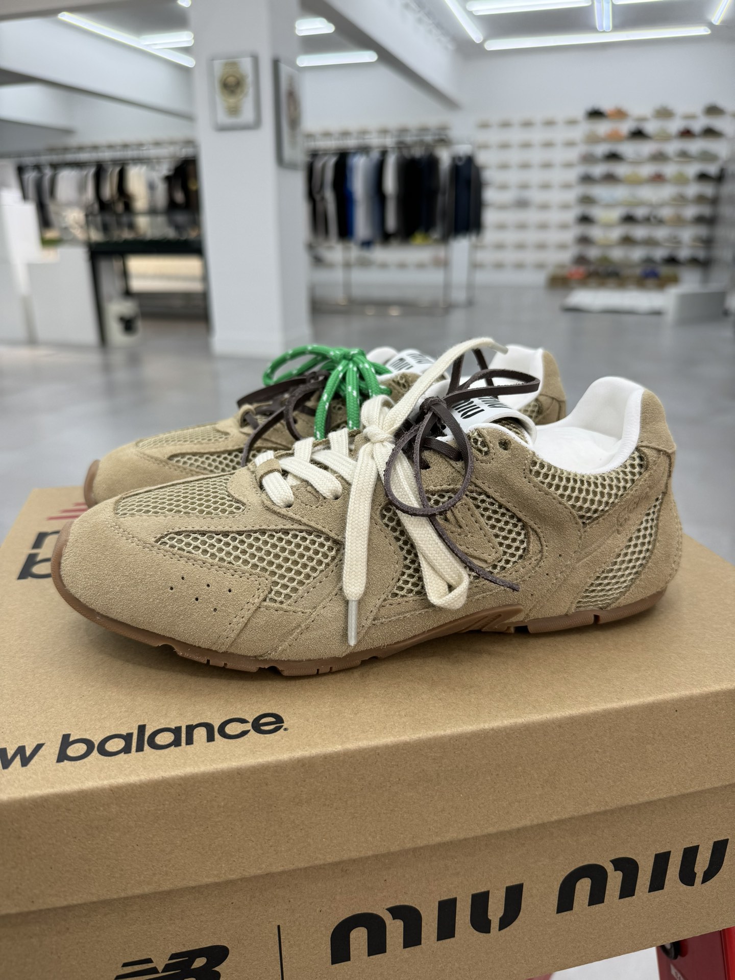 原材料MiuMiuxNewBalance新百伦530缪缪联名款市面顶级品质尺码35-44