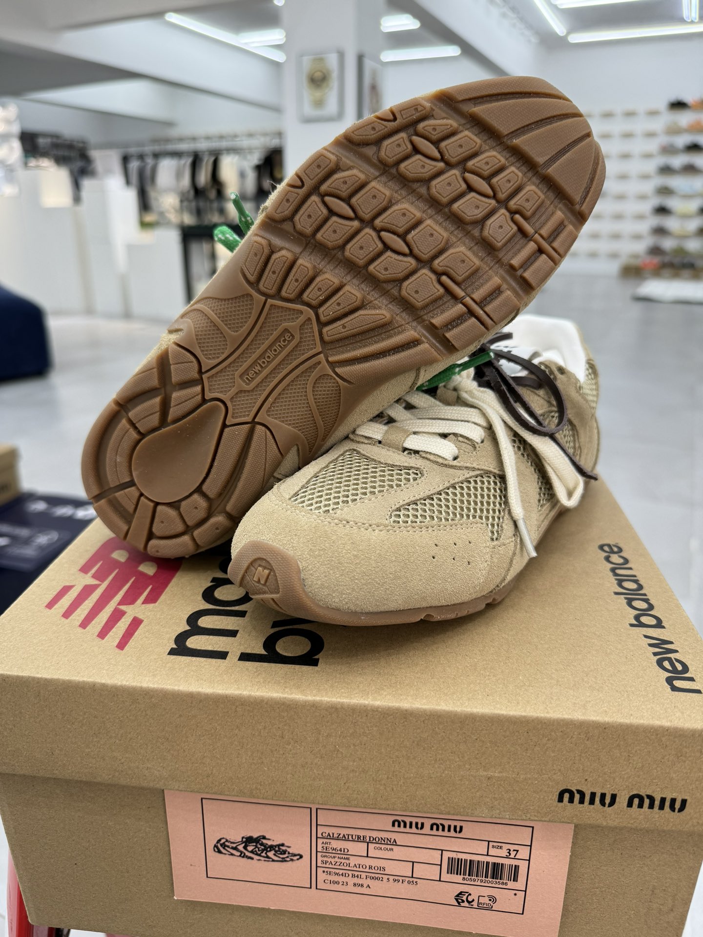 原材料MiuMiuxNewBalance新百伦530缪缪联名款市面顶级品质尺码35-44