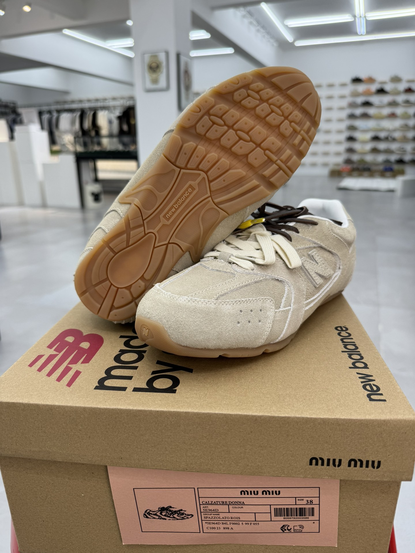 原材料MiuMiuxNewBalance新百伦530缪缪联名款市面顶级品质尺码35-44