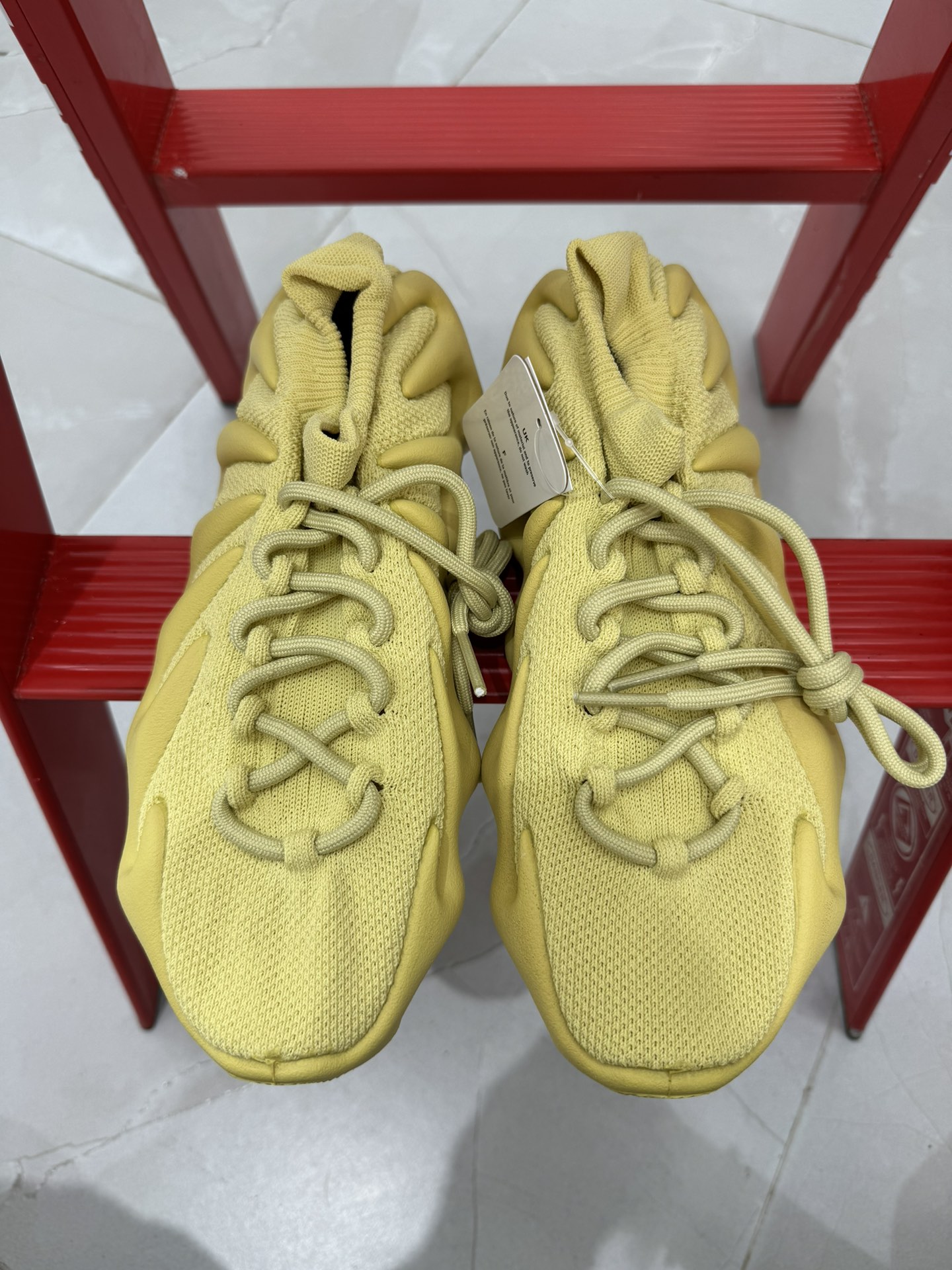 ADYeezy450sulfur枯叶黄纯原生产线出品诠释原厂工艺#客供原厂织面与原版零差距#原厂铝楦+原