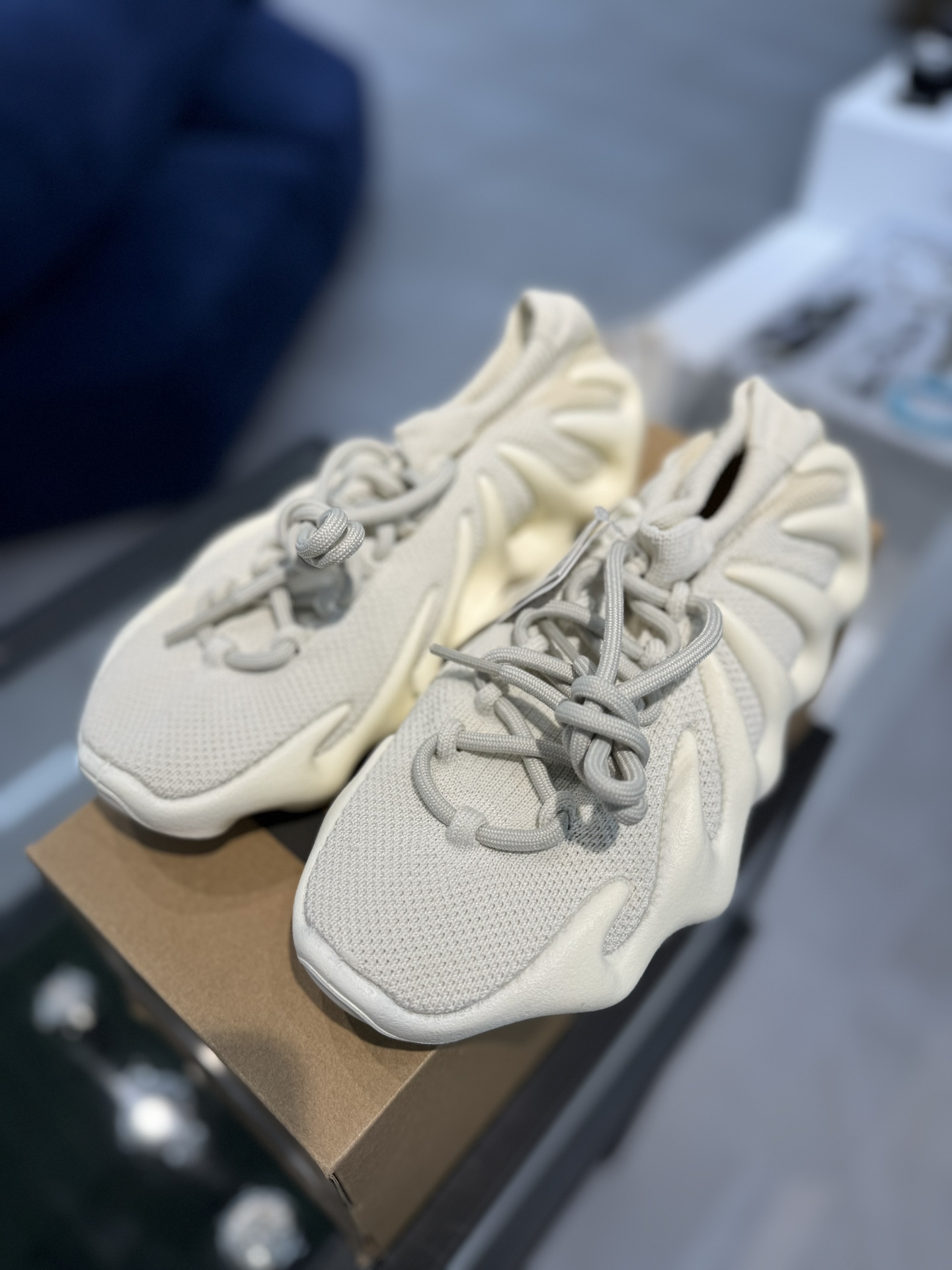 ADYeezy450CloudWhite灰白XA纯原生产线出品诠释原厂工艺#客供原厂织面与原版零差距#原