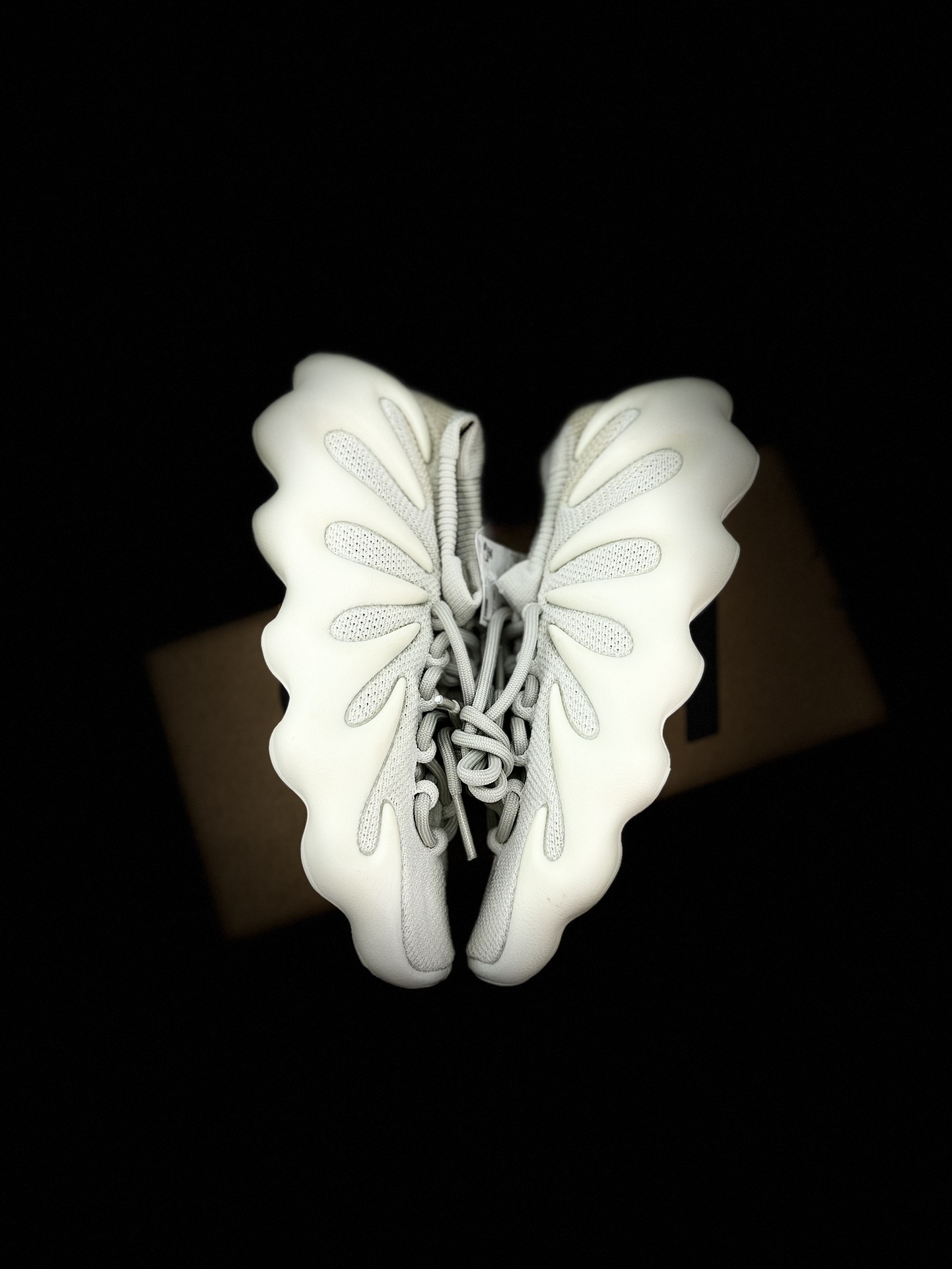 ADYeezy450CloudWhite灰白纯原生产线出品诠释原厂工艺#客供原厂织面与原版零差距#原厂铝