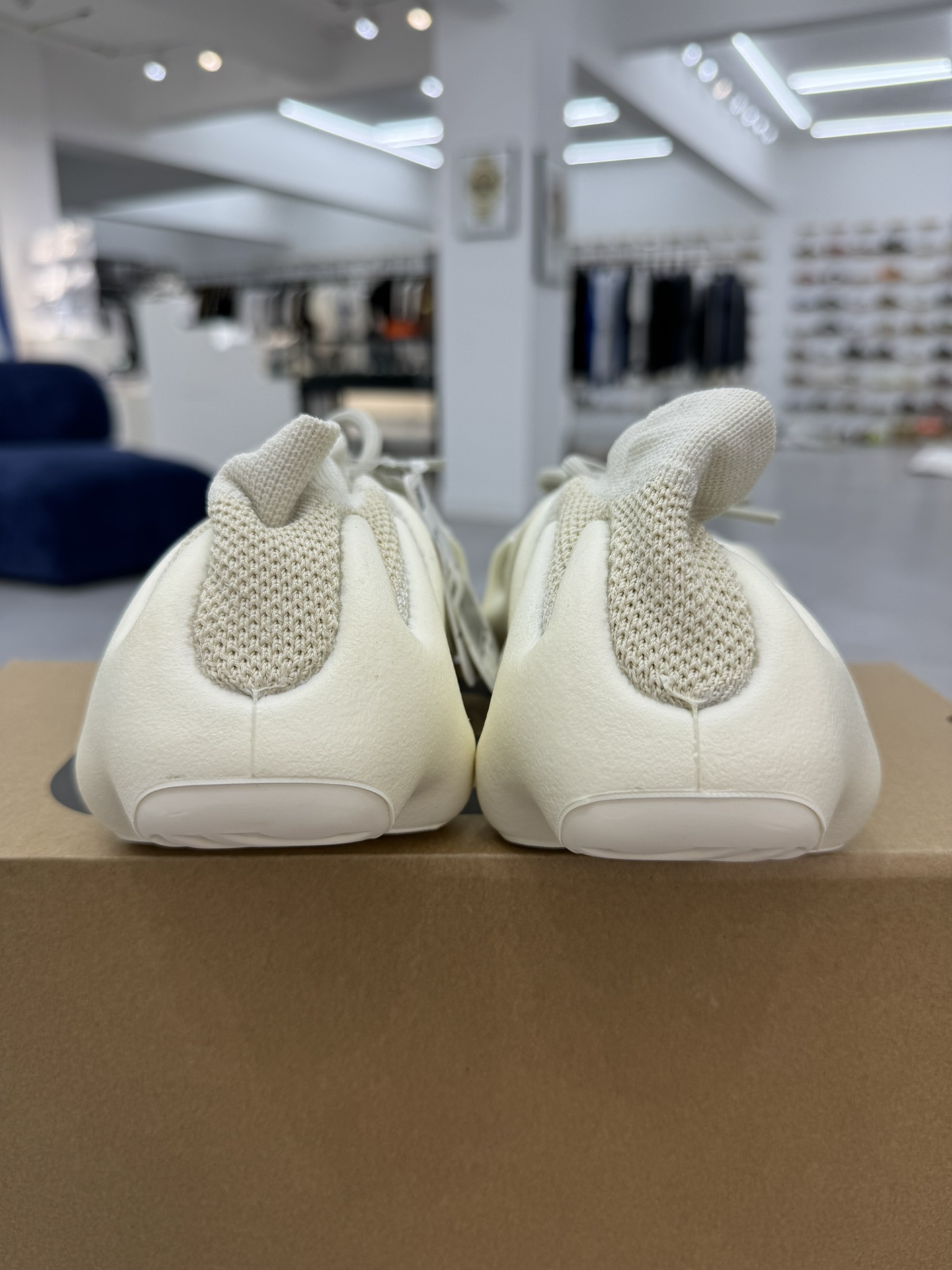 ADYeezy450CloudWhite灰白纯原生产线出品诠释原厂工艺#客供原厂织面与原版零差距#原厂铝