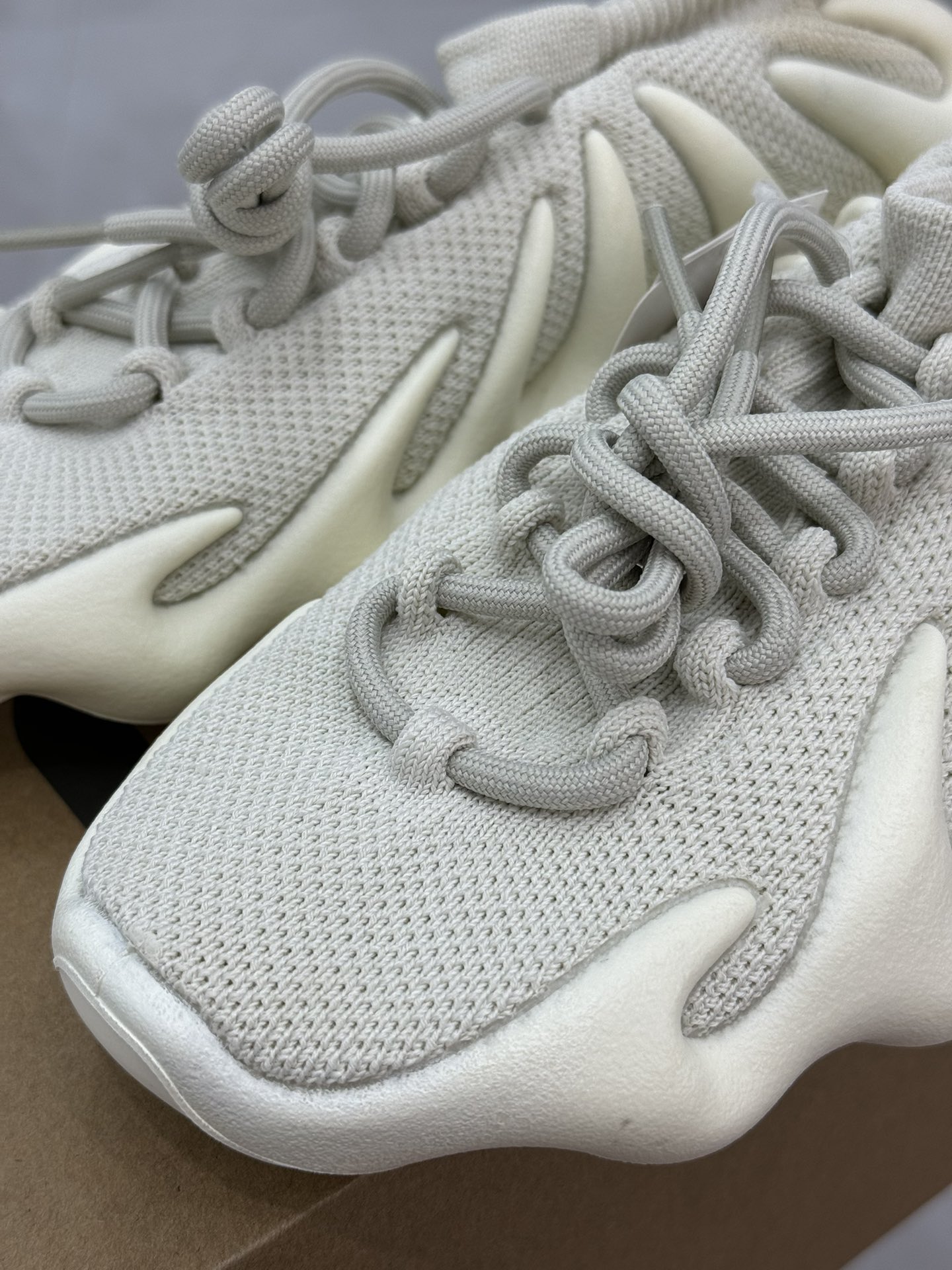 ADYeezy450CloudWhite灰白纯原生产线出品诠释原厂工艺#客供原厂织面与原版零差距#原厂铝