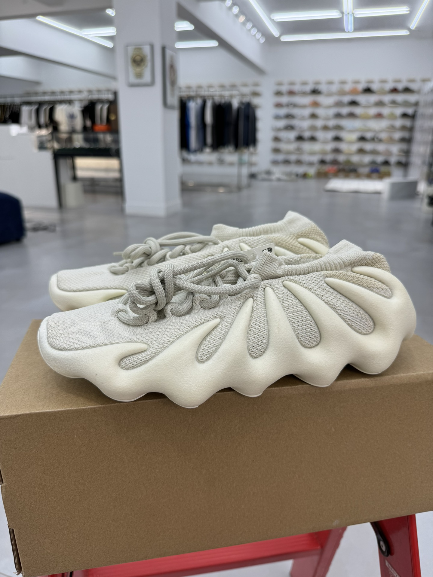 ADYeezy450CloudWhite灰白XA纯原生产线出品诠释原厂工艺#客供原厂织面与原版零差距#原