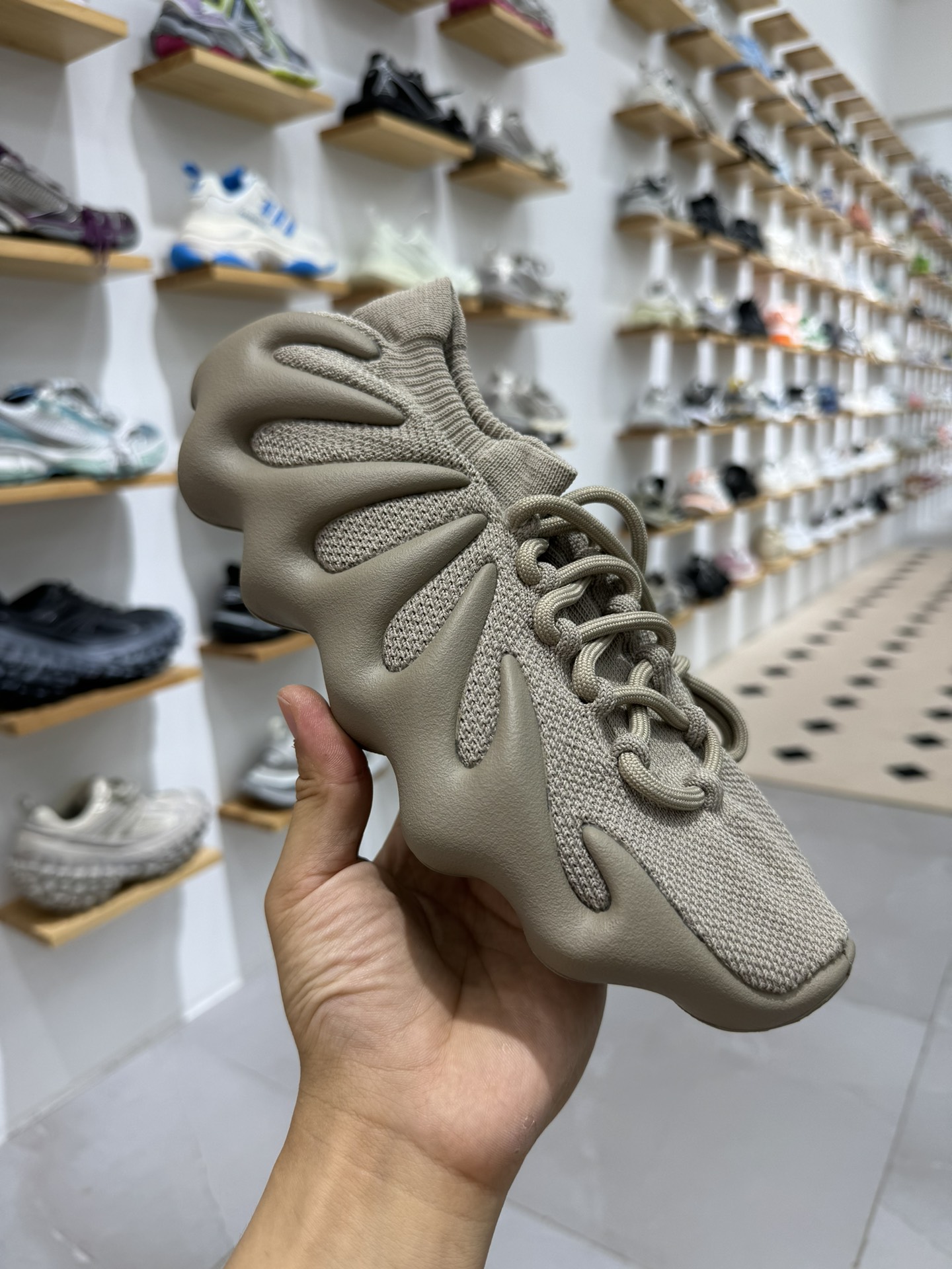 ADYeezy450StoneFlax石头灰棕XA纯原生产线出品诠释原厂工艺#客供原厂织面与原版零差距#