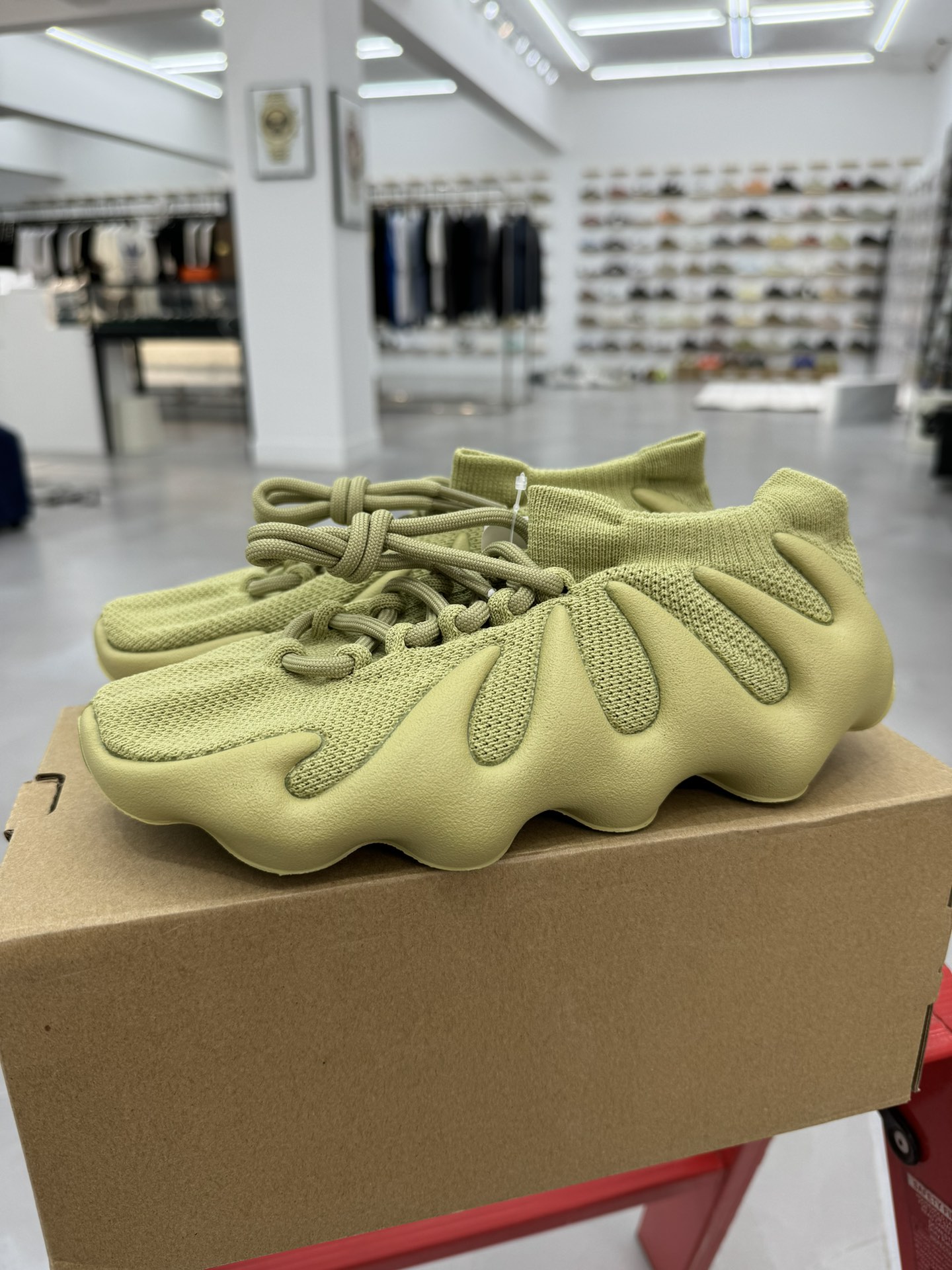 ADYeezy450Resin灰胡绿XA纯原生产线出品诠释原厂工艺#客供原厂织面与原版零差距#原厂铝楦+