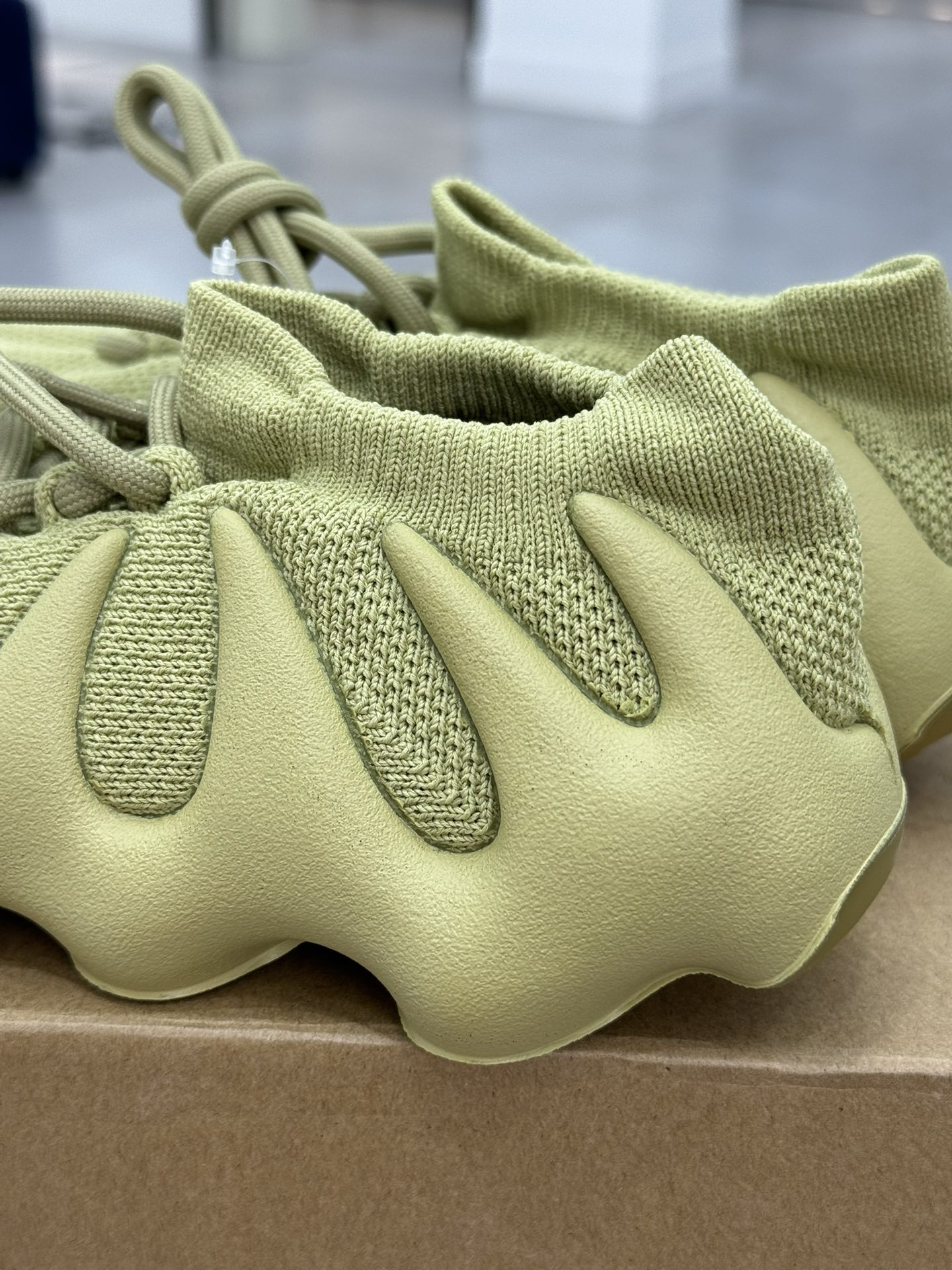 ADYeezy450Resin灰胡绿XA纯原生产线出品诠释原厂工艺#客供原厂织面与原版零差距#原厂铝楦+