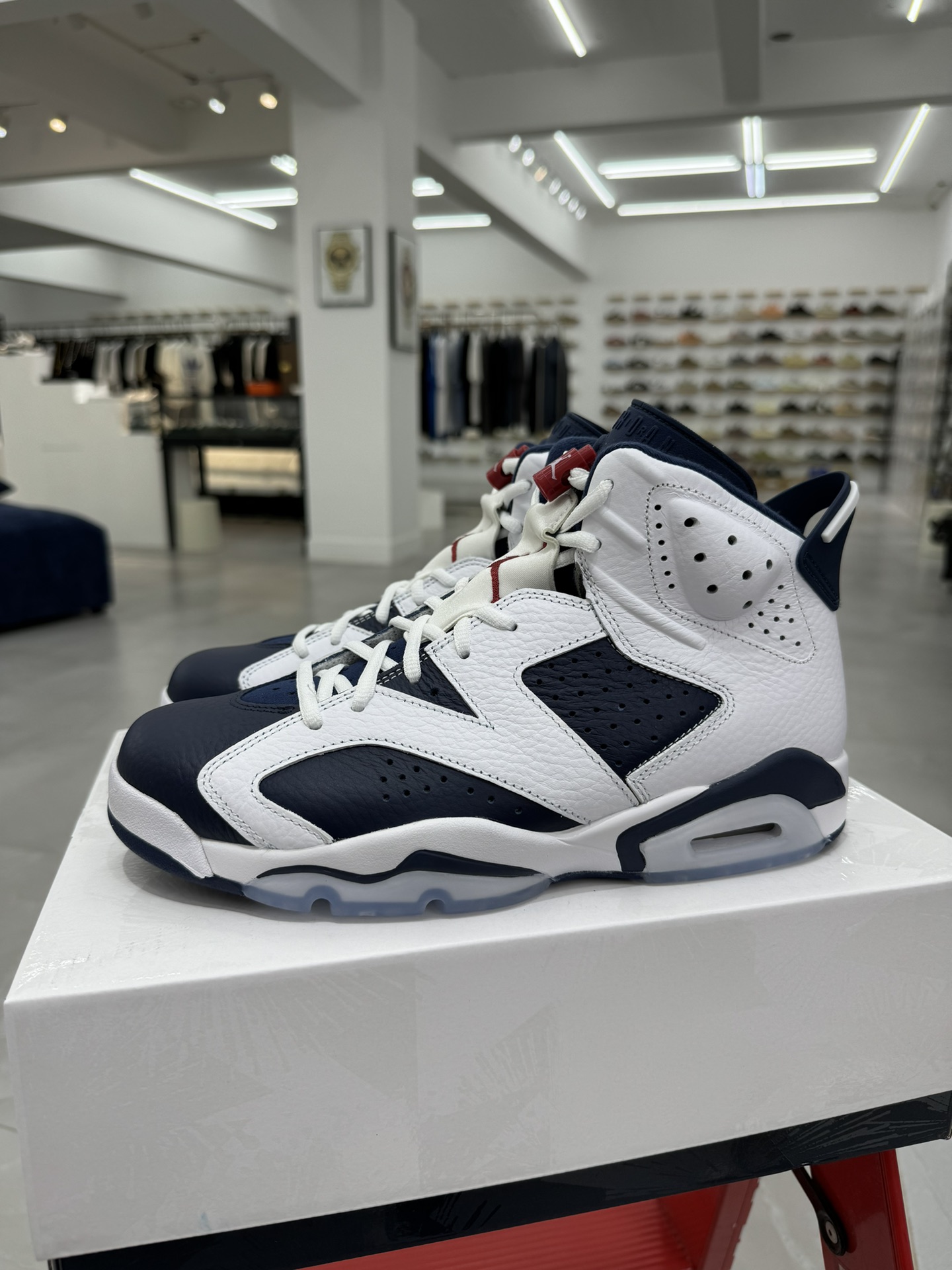 纯原出品-AirJordan6RetroOlympic乔丹6代深蓝白CT8529-164YZ010AJ6