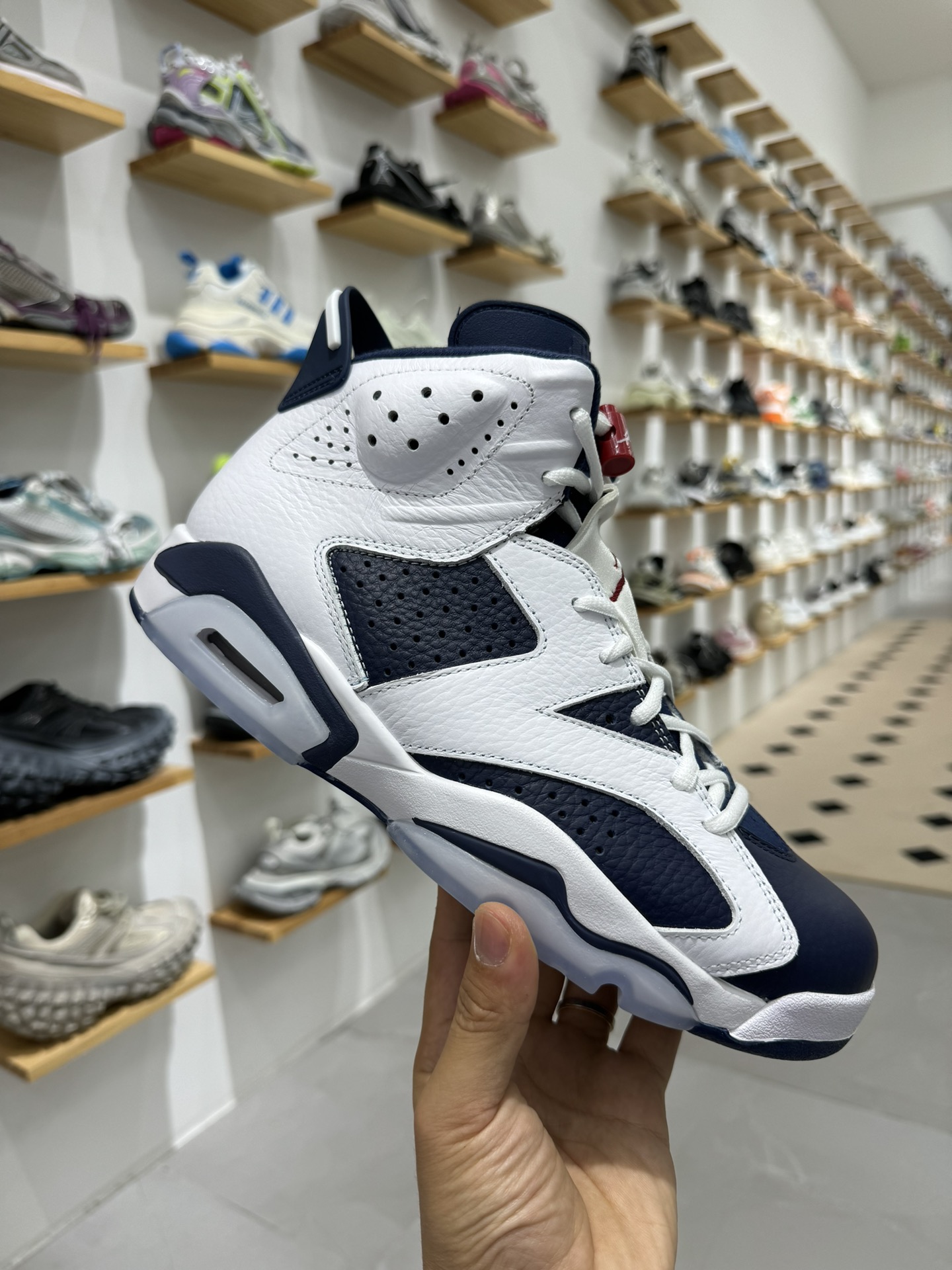 纯原出品-AirJordan6RetroOlympic乔丹6代深蓝白CT8529-164YZ010AJ6