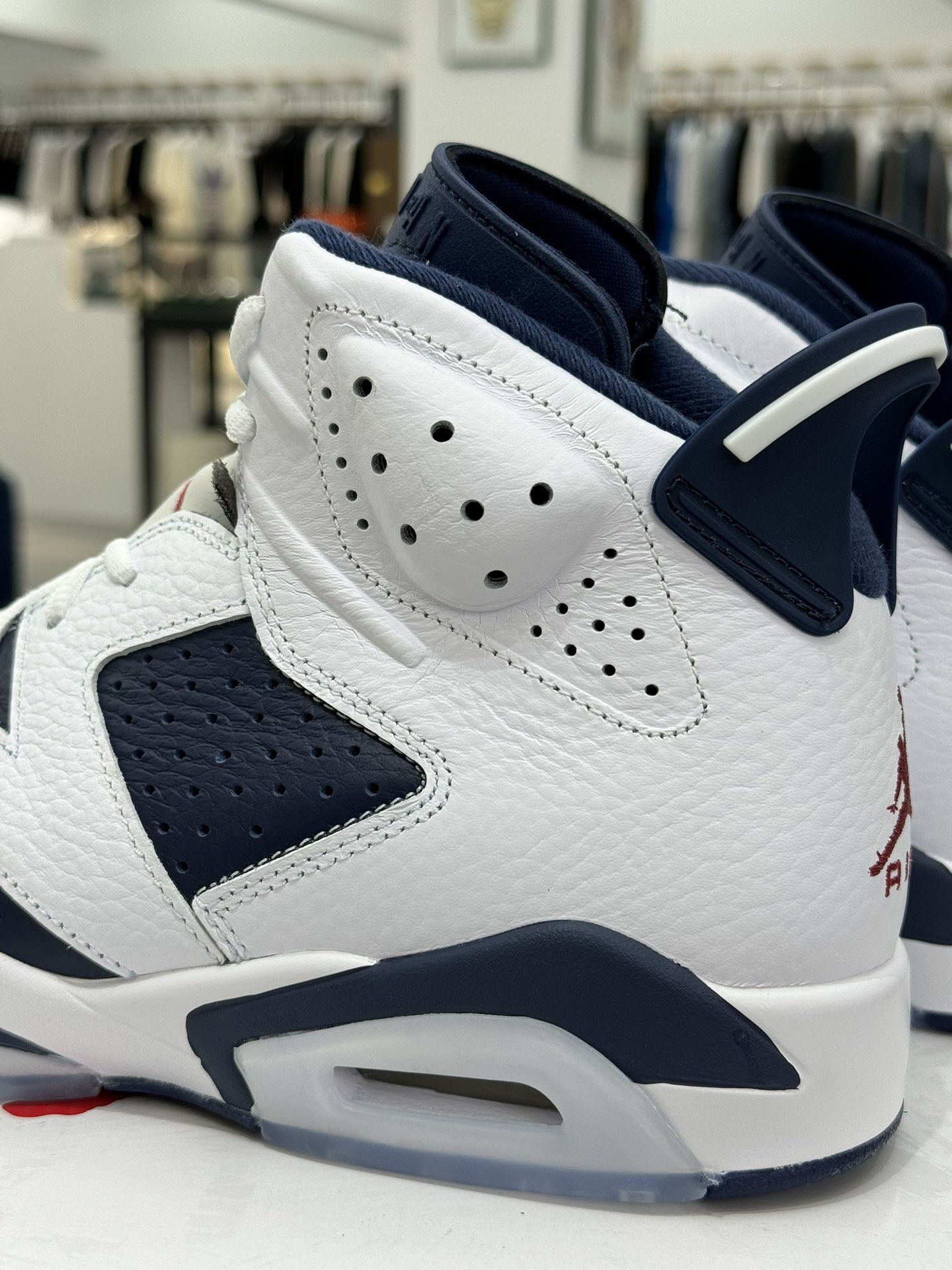 纯原出品-AirJordan6RetroOlympic乔丹6代深蓝白CT8529-164YZ010AJ6