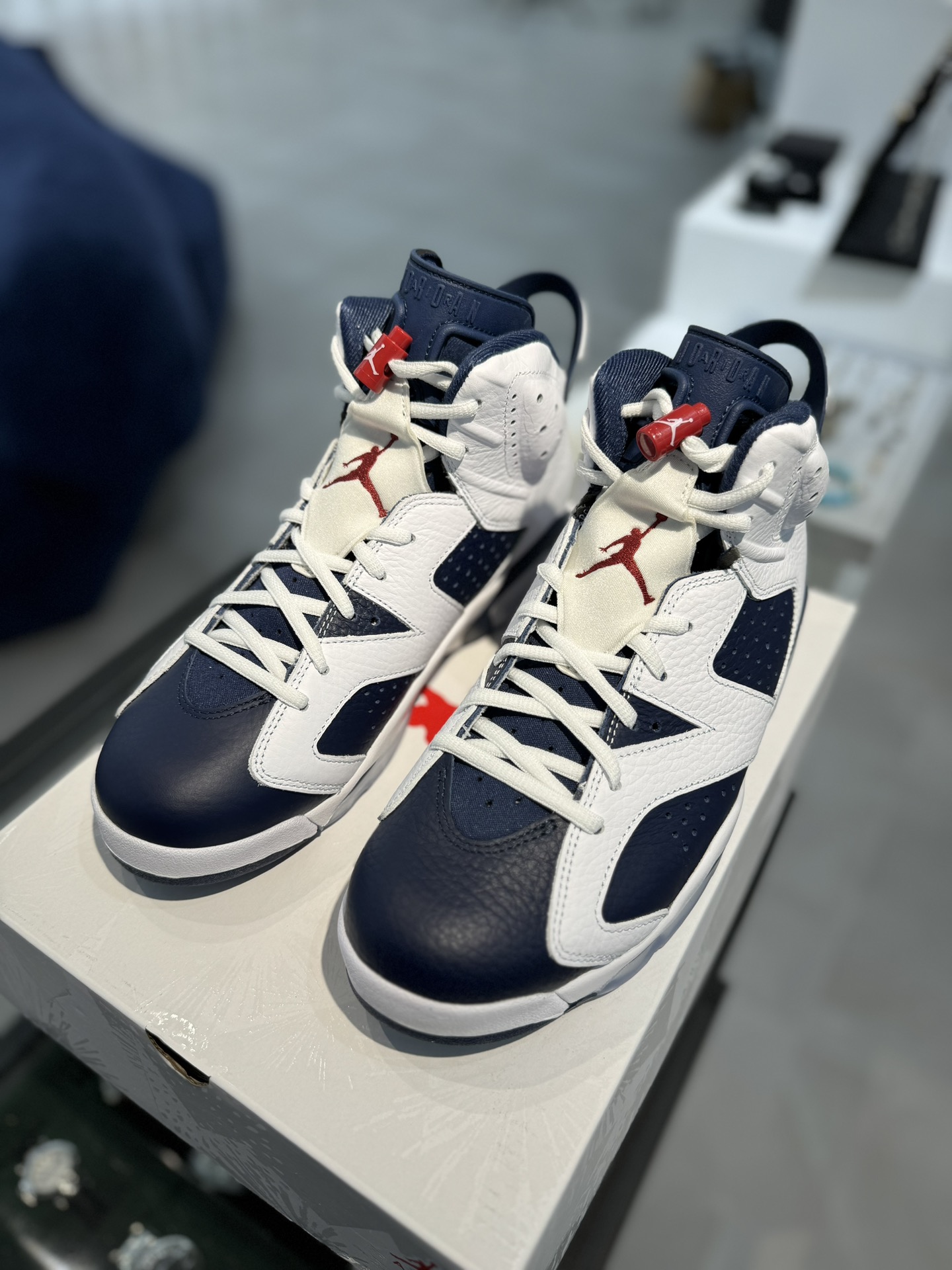 纯原出品-AirJordan6RetroOlympic乔丹6代深蓝白CT8529-164YZ010AJ6