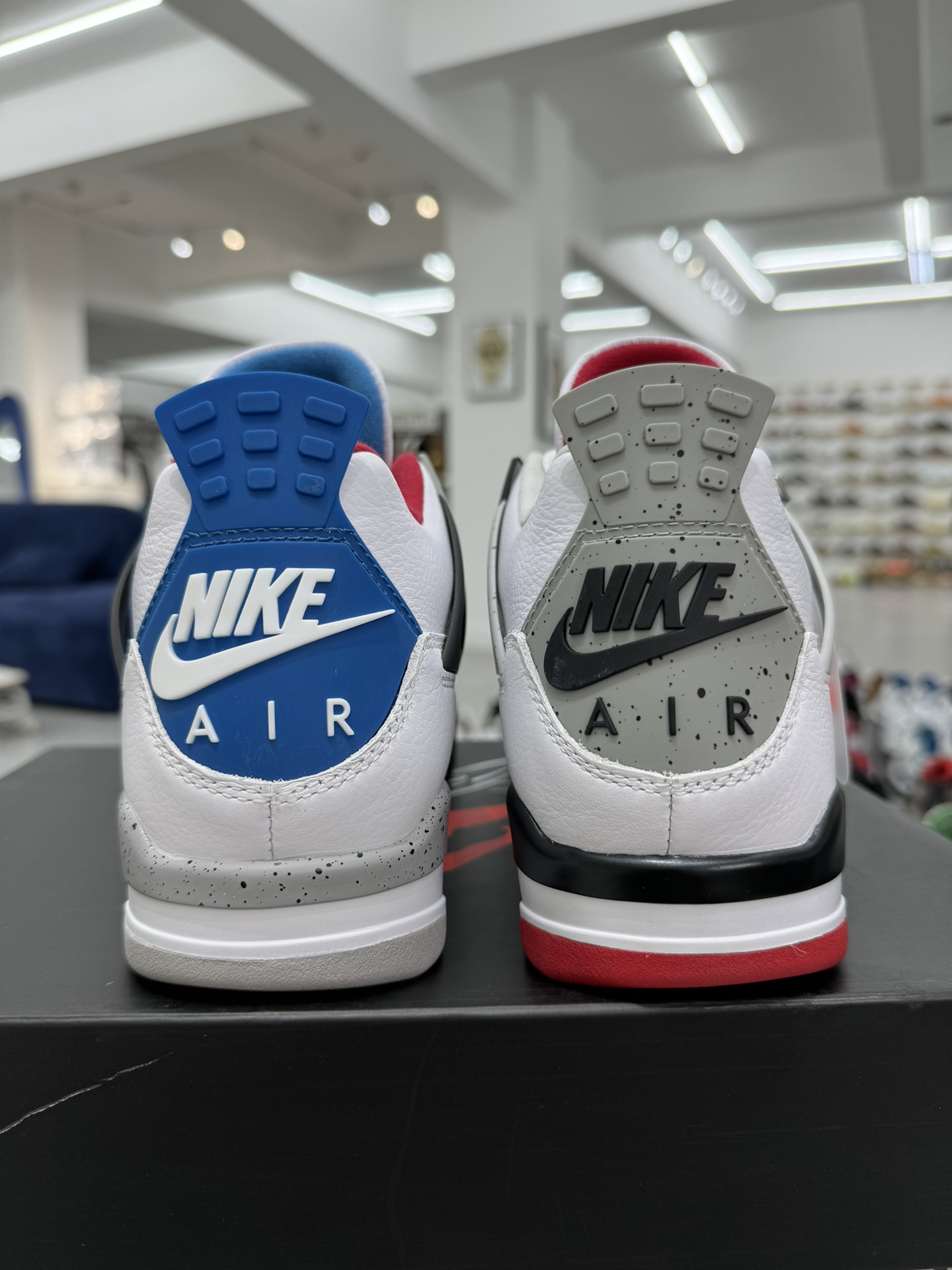 纯原-AirJordan4WhatTheAJ4乔4鸳鸯白水泥CI1184-146AJ4鸳鸯尺码:40-4