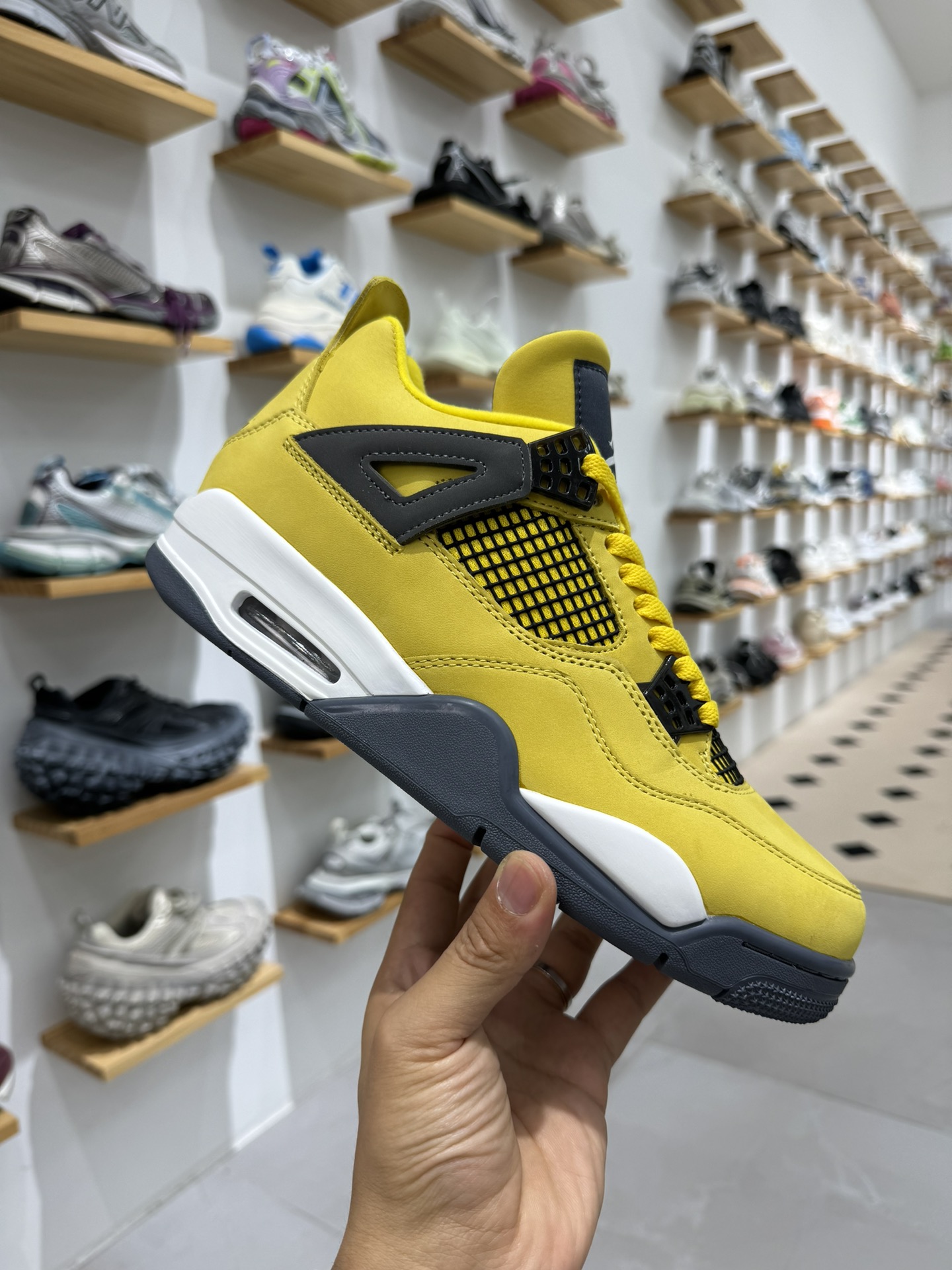 纯原-AirJordan4RetroLightningAJ4电母CT8527-700AJ4电母尺码:36