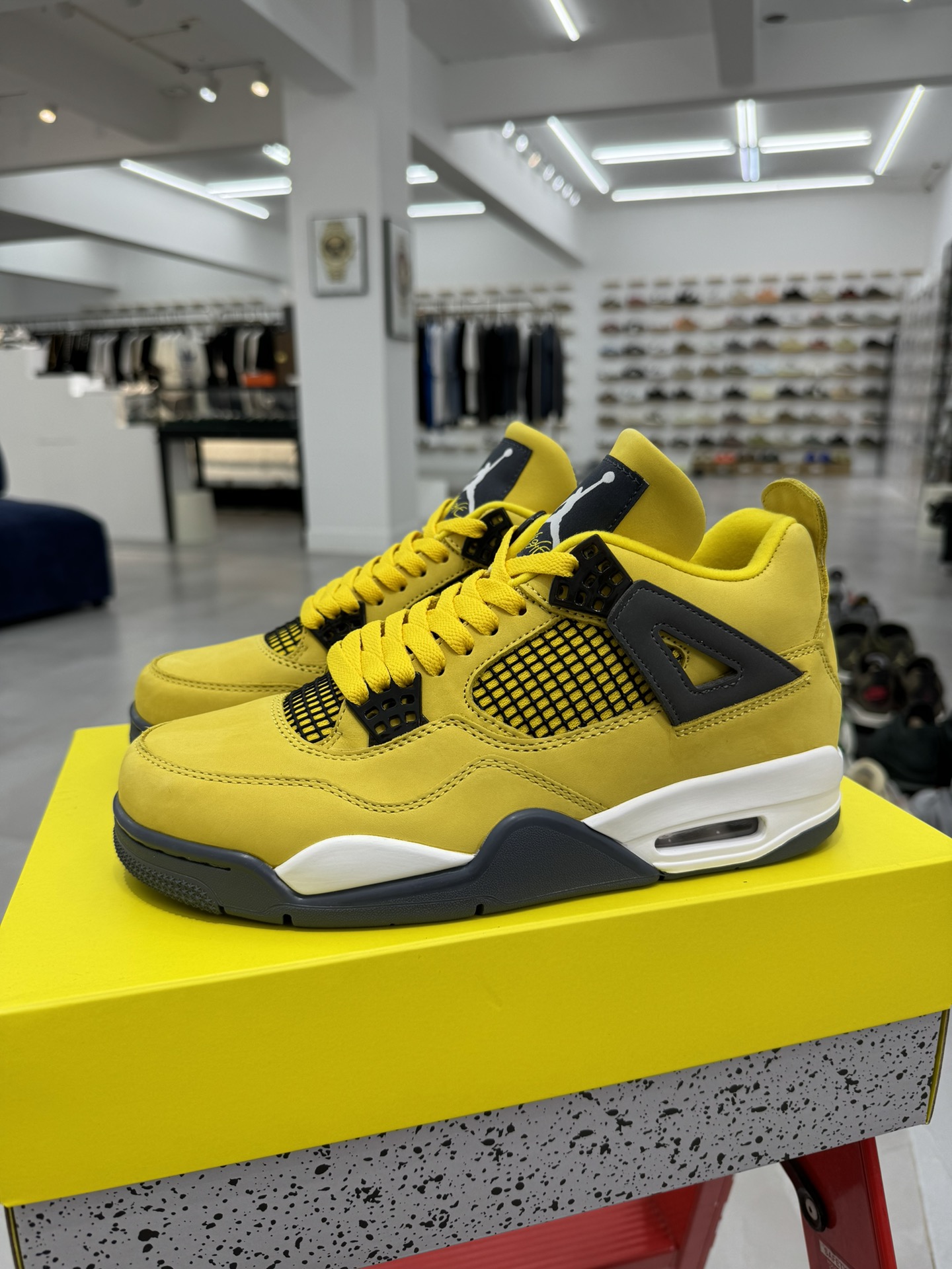 纯原-AirJordan4RetroLightningAJ4电母CT8527-700AJ4电母尺码:36