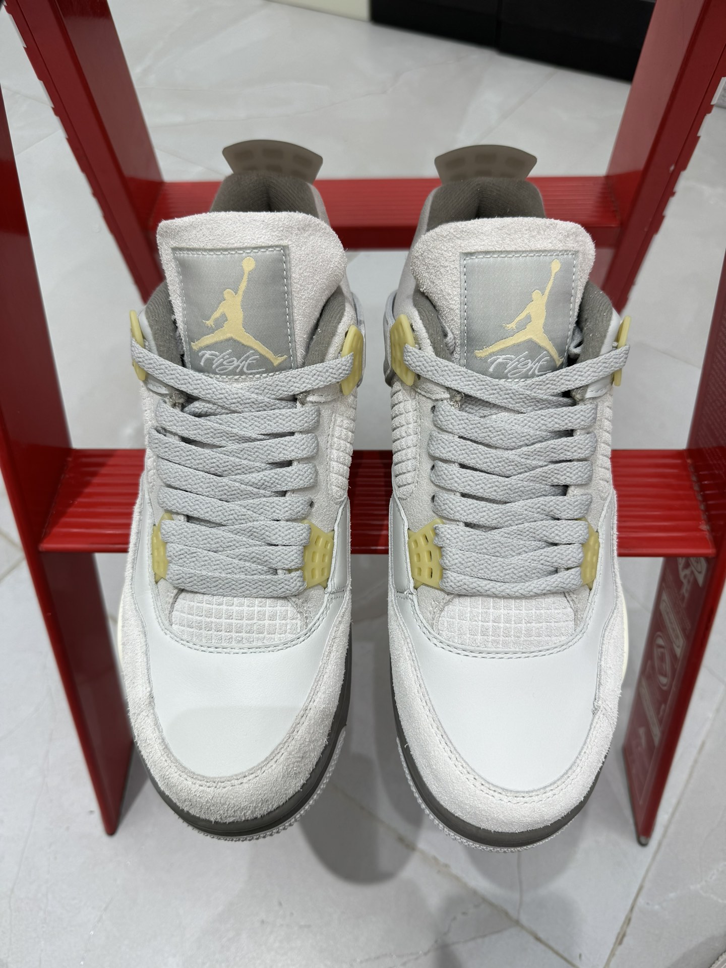 纯原-AirJordan4RetroCraftAJ4乔4灰水泥DV3742-021AJ4灰水泥尺码:36