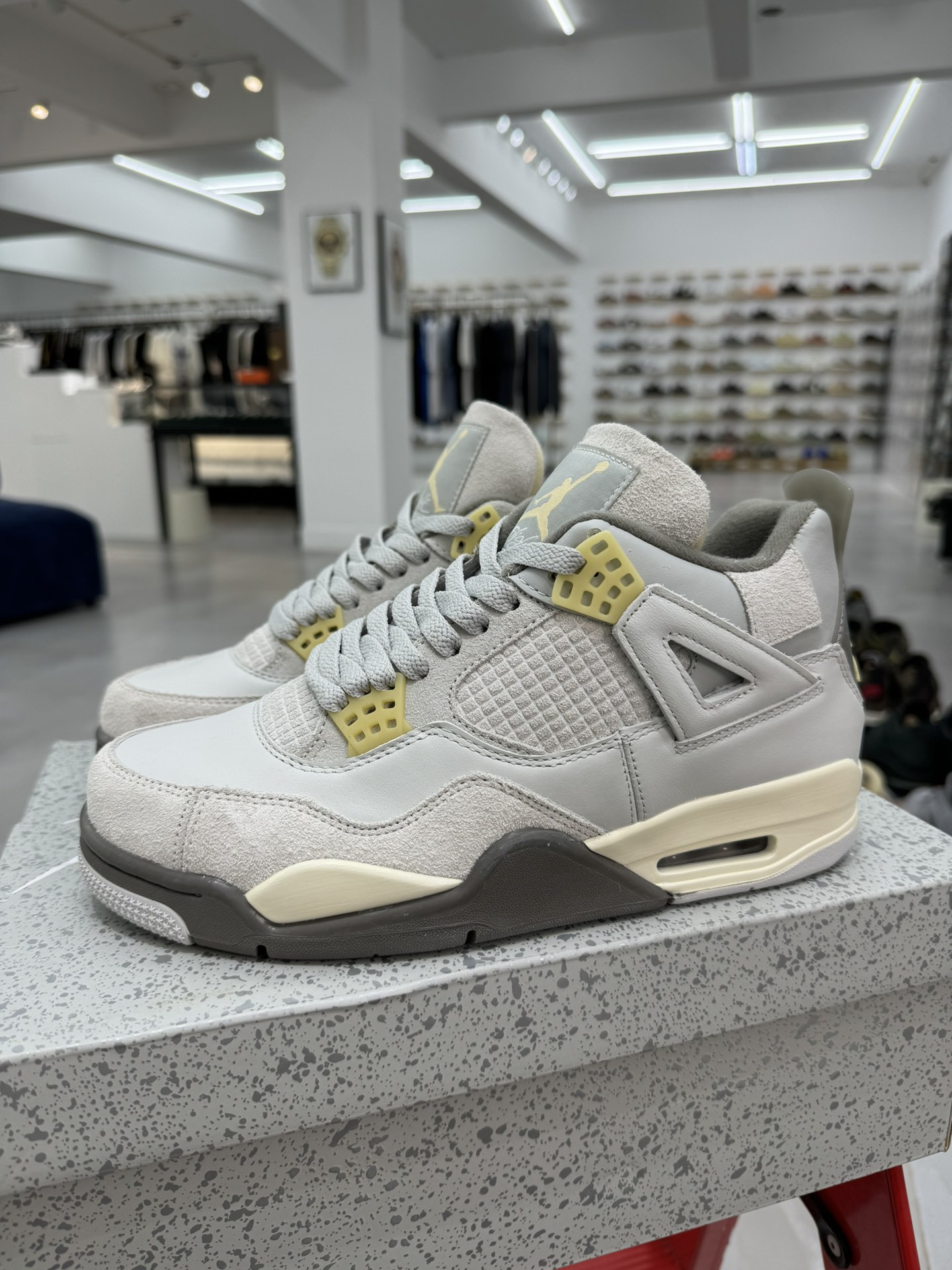 纯原-AirJordan4RetroCraftAJ4乔4灰水泥DV3742-021AJ4灰水泥尺码:36