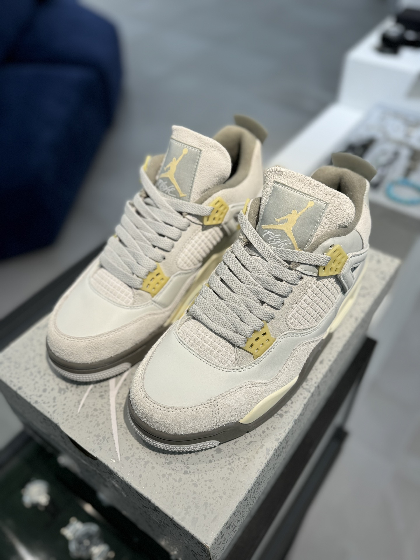 纯原-AirJordan4RetroCraftAJ4乔4灰水泥DV3742-021AJ4灰水泥尺码:36