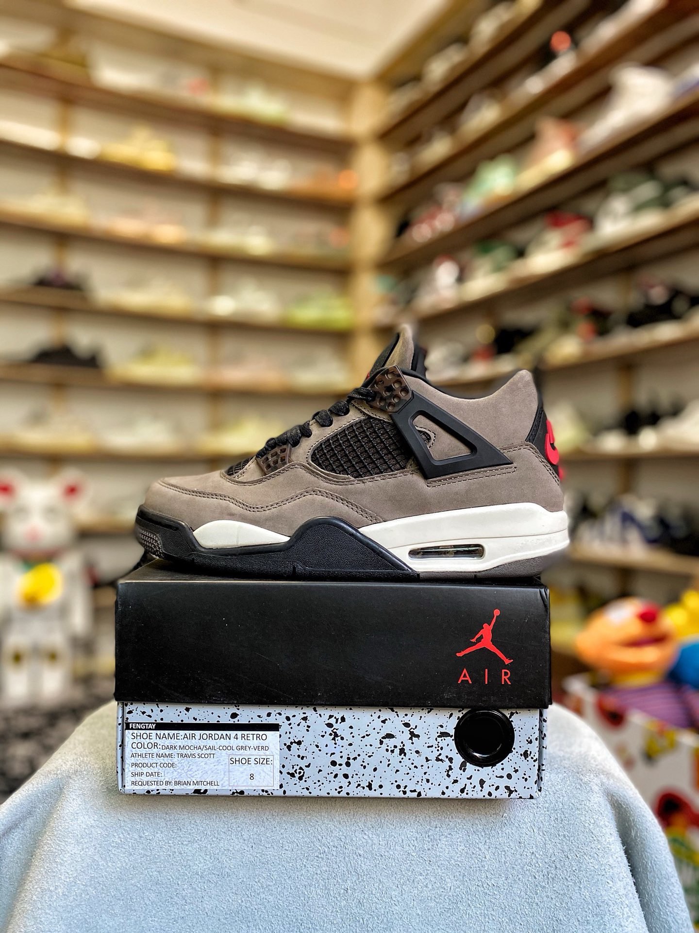 AirJordan4RetroTS黑橄榄.5414242.5434444.54546