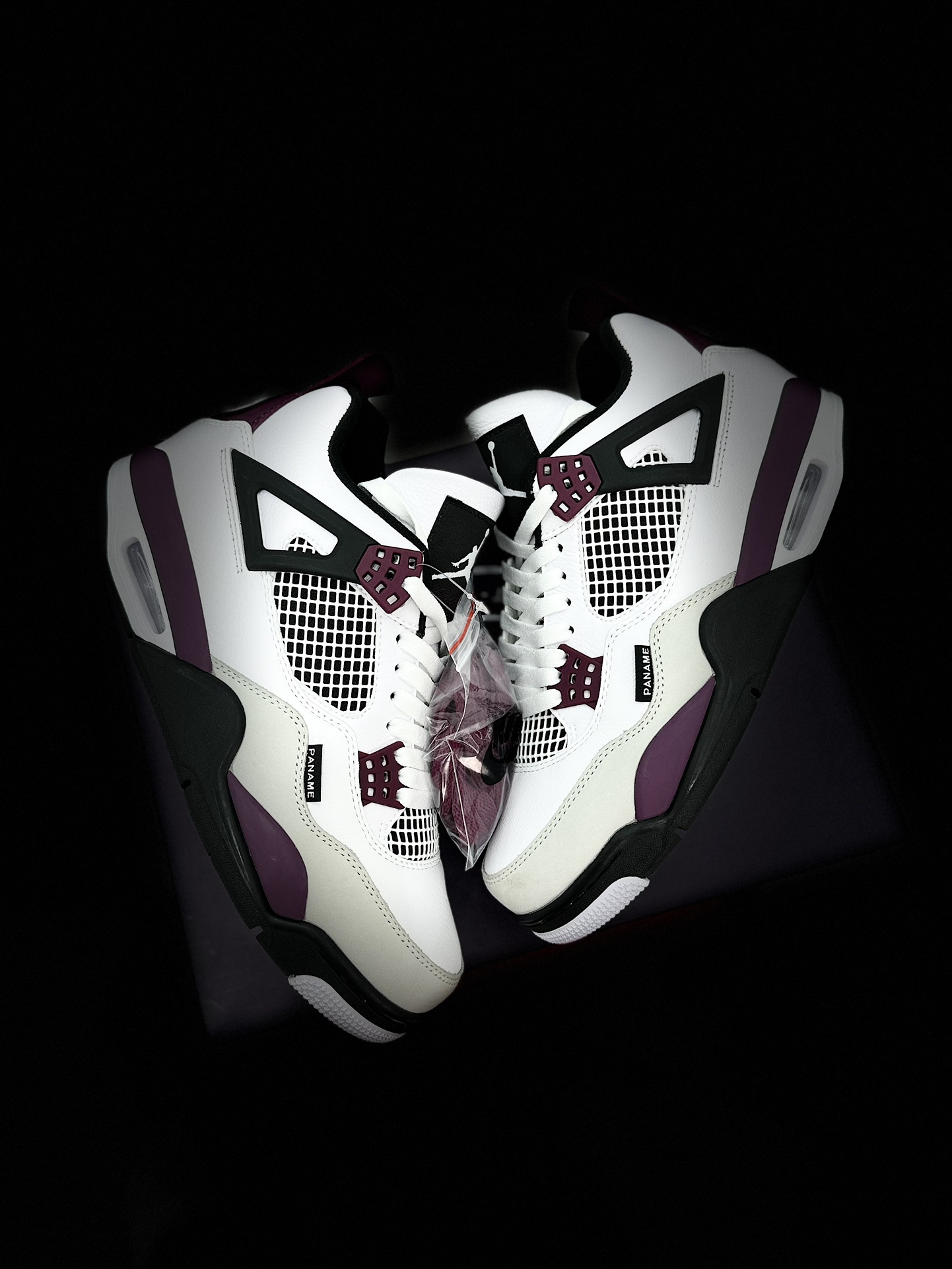 AirJordan4RetroPSGAJ4乔4大巴黎全头层白紫红色巴黎圣日尔曼联名CZ5624-100-