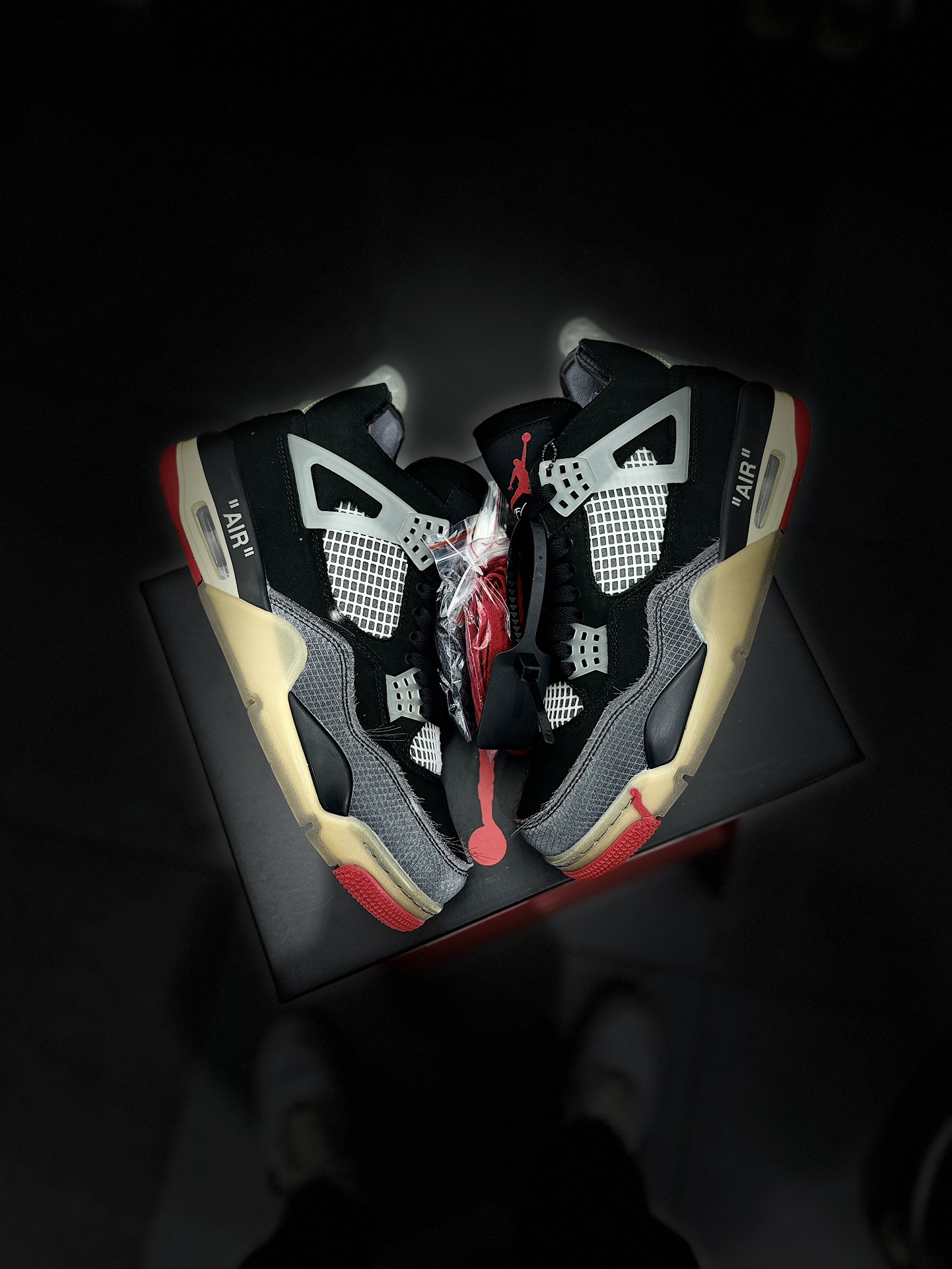 AirJordan4AJ4乔4复刻黑红CV9388-001.5414242.5434444.545464