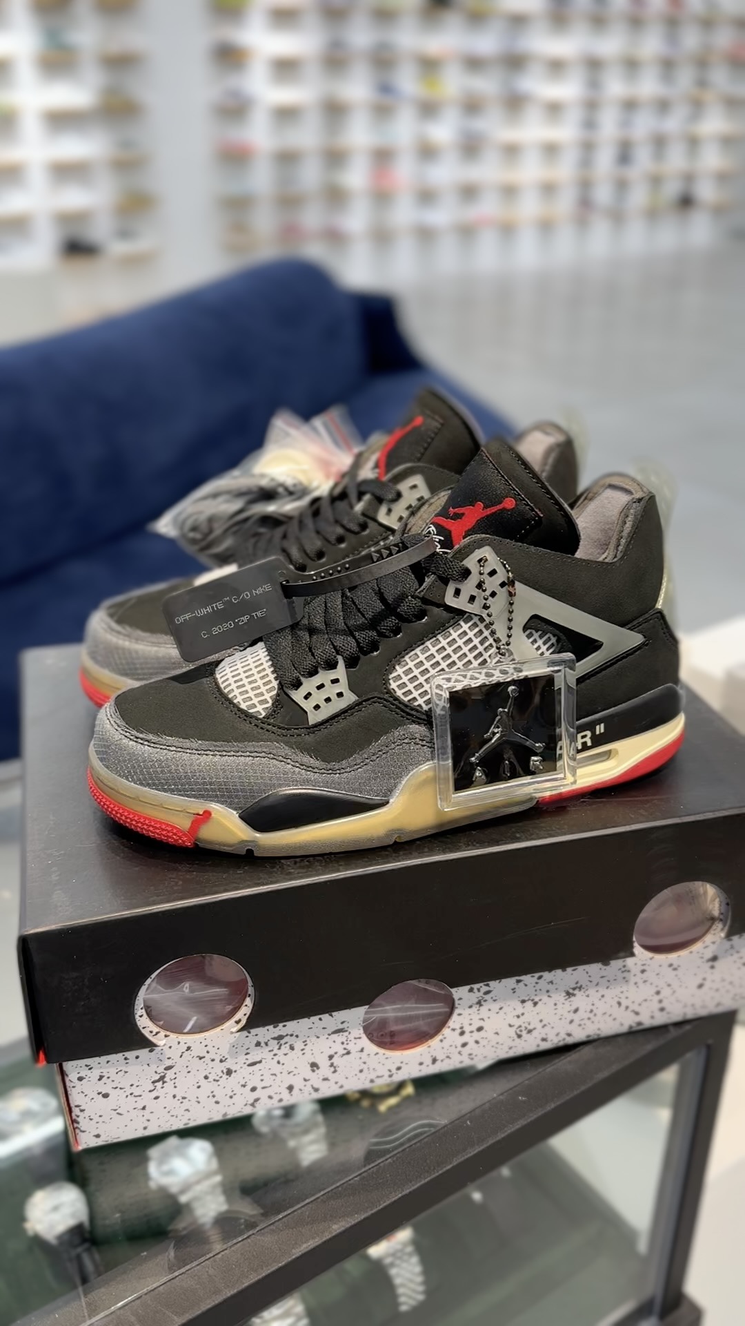 AirJordan4AJ4乔4复刻黑红CV9388-001.5414242.5434444.545464