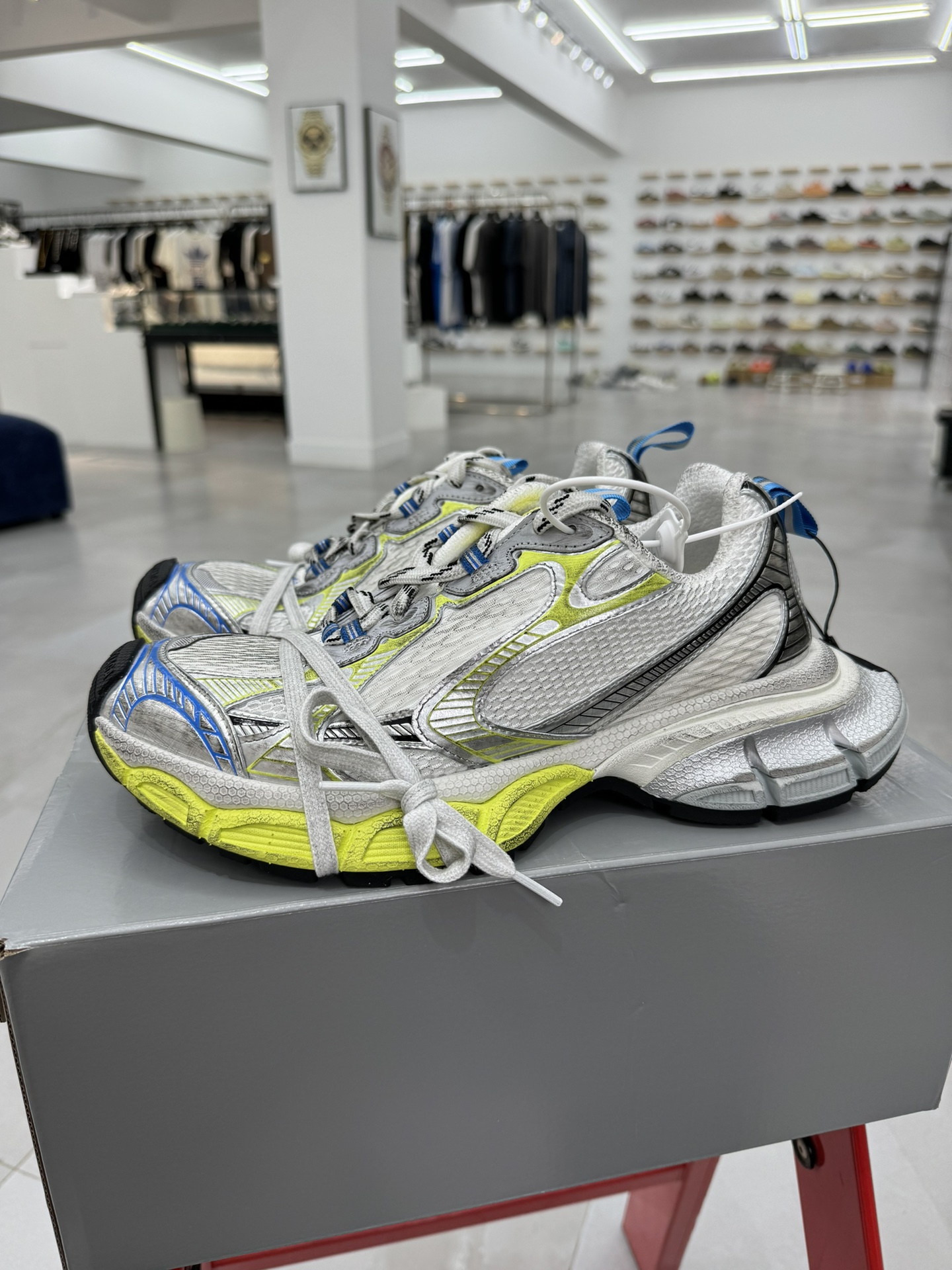GT版3XL 第27色 灰绿BALENCIAGA 3XL Sneakers 巴黎世家十代 3XL白色正确