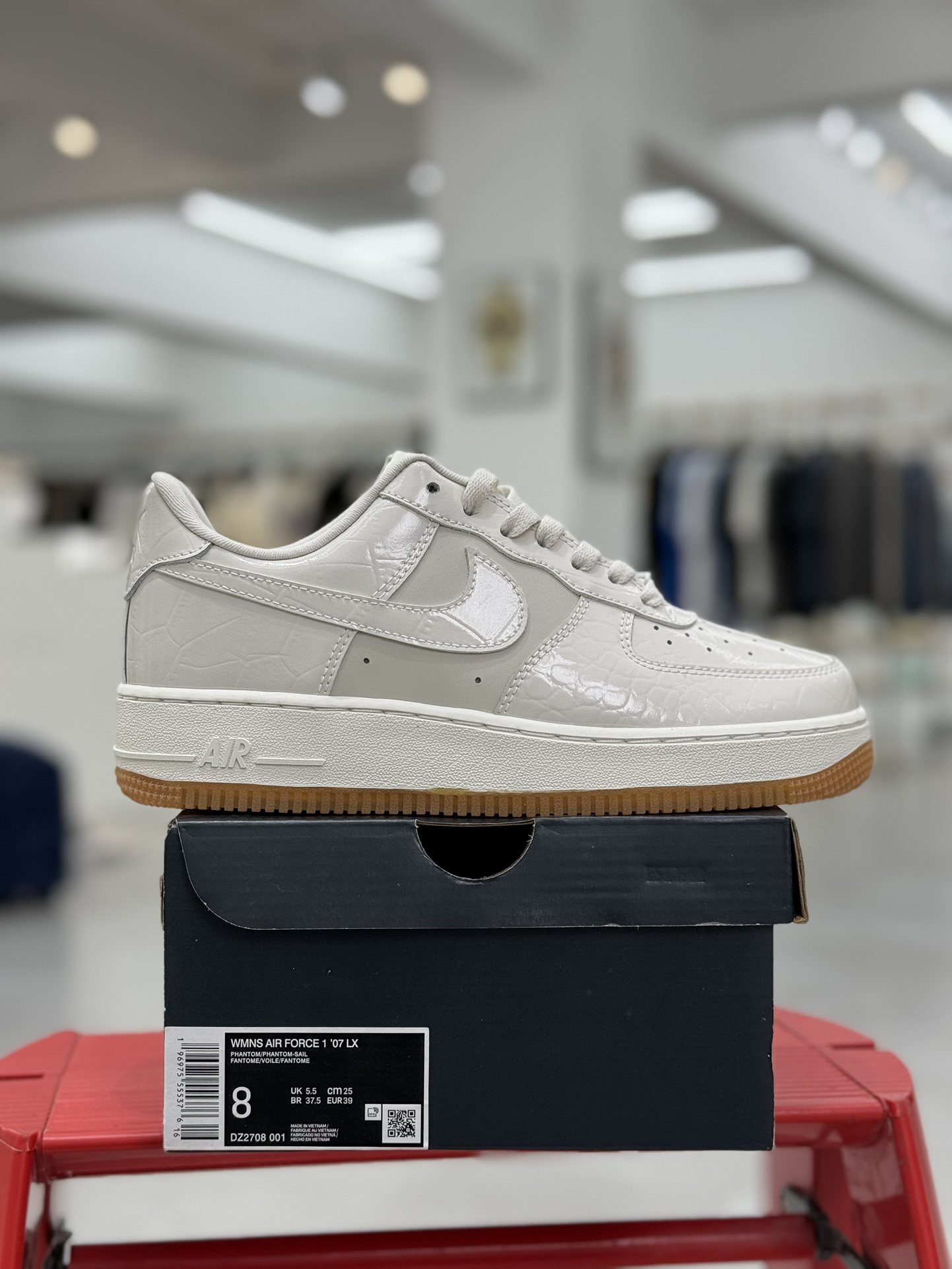 空军！鳄鱼纹米白生胶NikeAIRForce1Low空军一号百分百每个配色原鞋开发！PT市场真正匠心空军