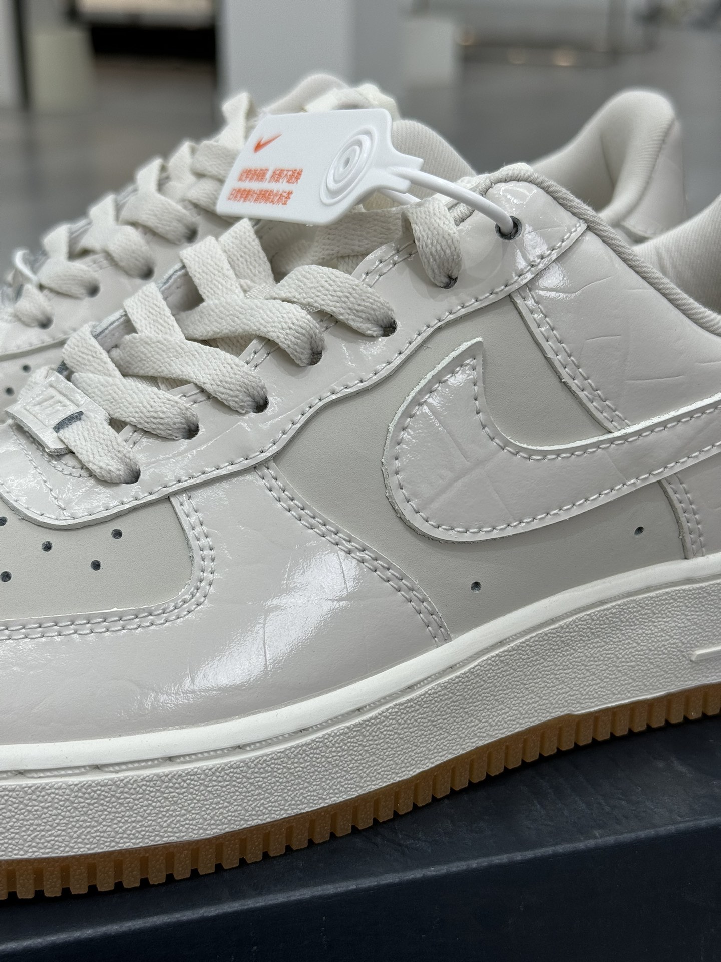 空军！鳄鱼纹米白生胶NikeAIRForce1Low空军一号百分百每个配色原鞋开发！PT市场真正匠心空军