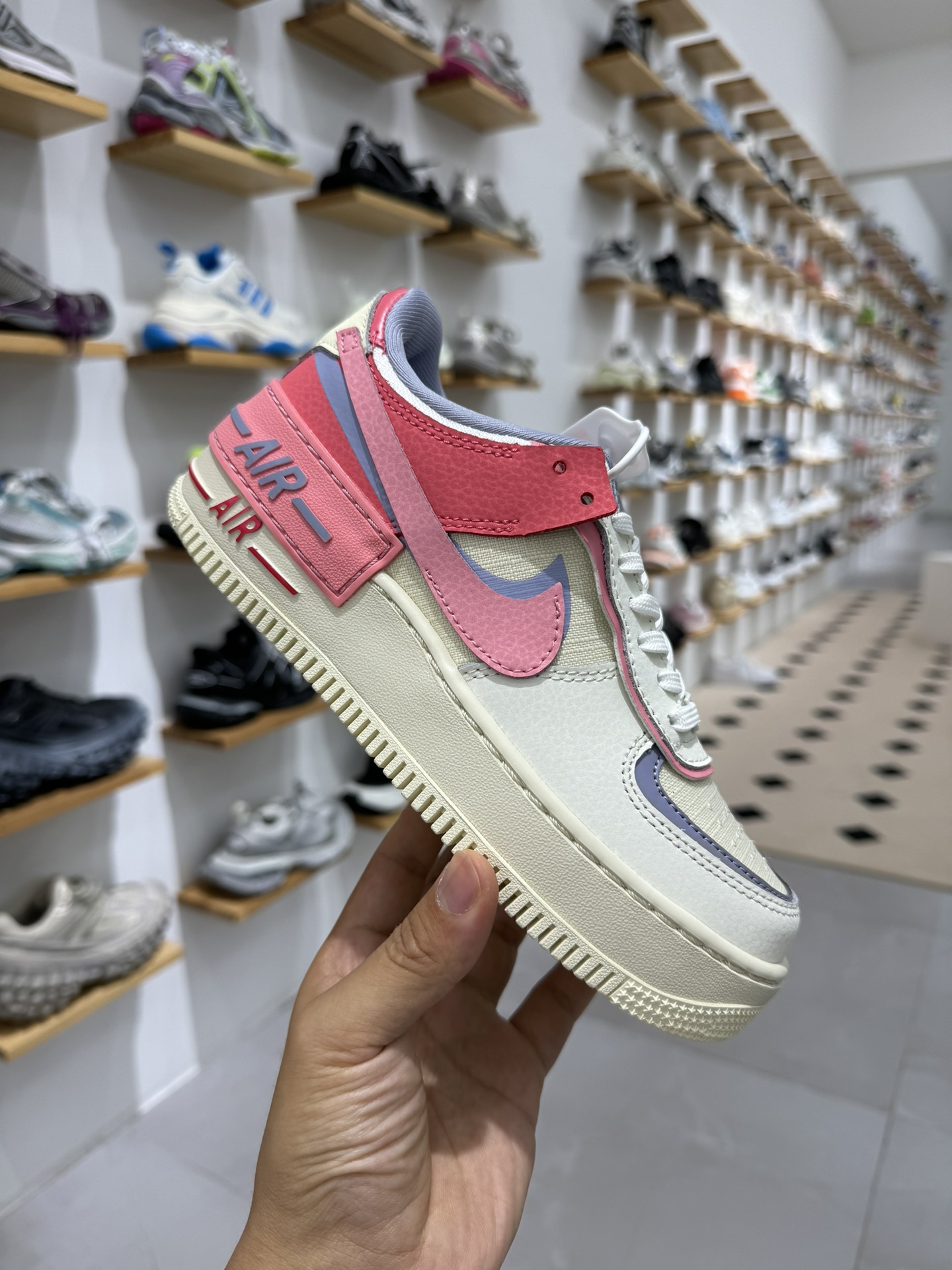 空军！马卡龙系列第1色米粉红NikeAIRForce1Low空军一号百分百每个配色原鞋开发！PT市场真正