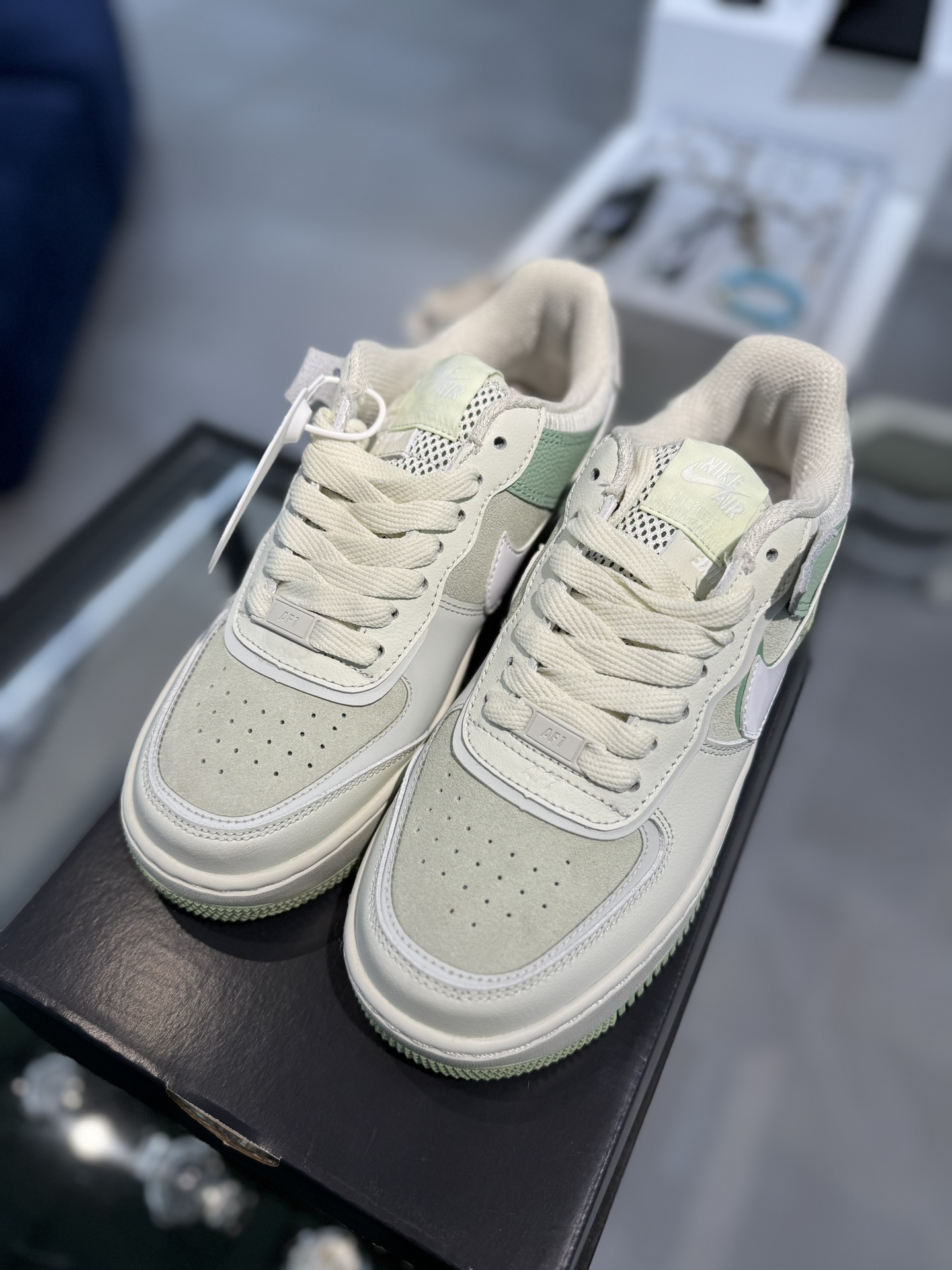 空军！马卡龙系列第4色薄荷绿NikeAIRForce1Low空军一号百分百每个配色原鞋开发！PT市场真正