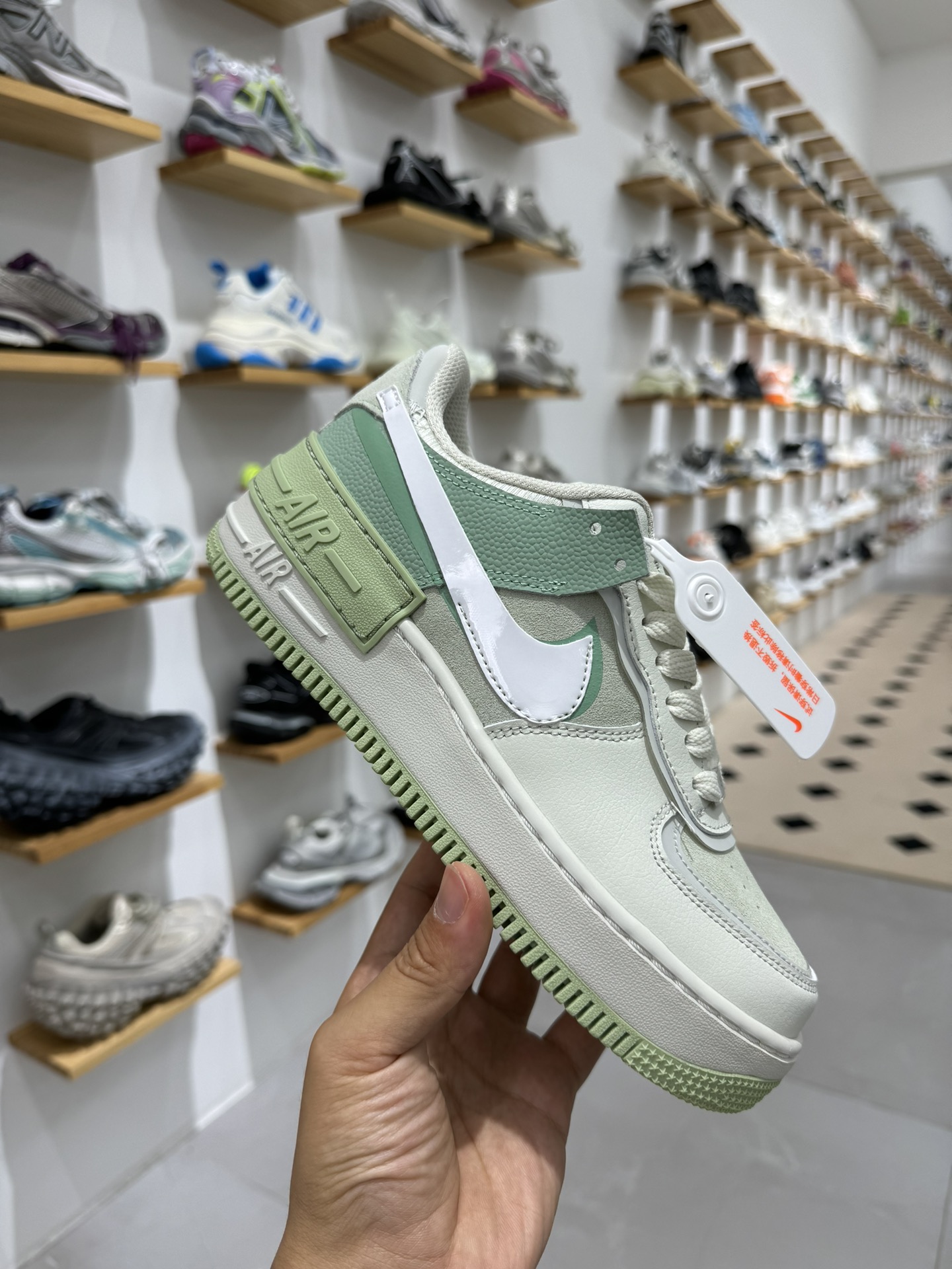 空军！马卡龙系列第4色薄荷绿NikeAIRForce1Low空军一号百分百每个配色原鞋开发！PT市场真正