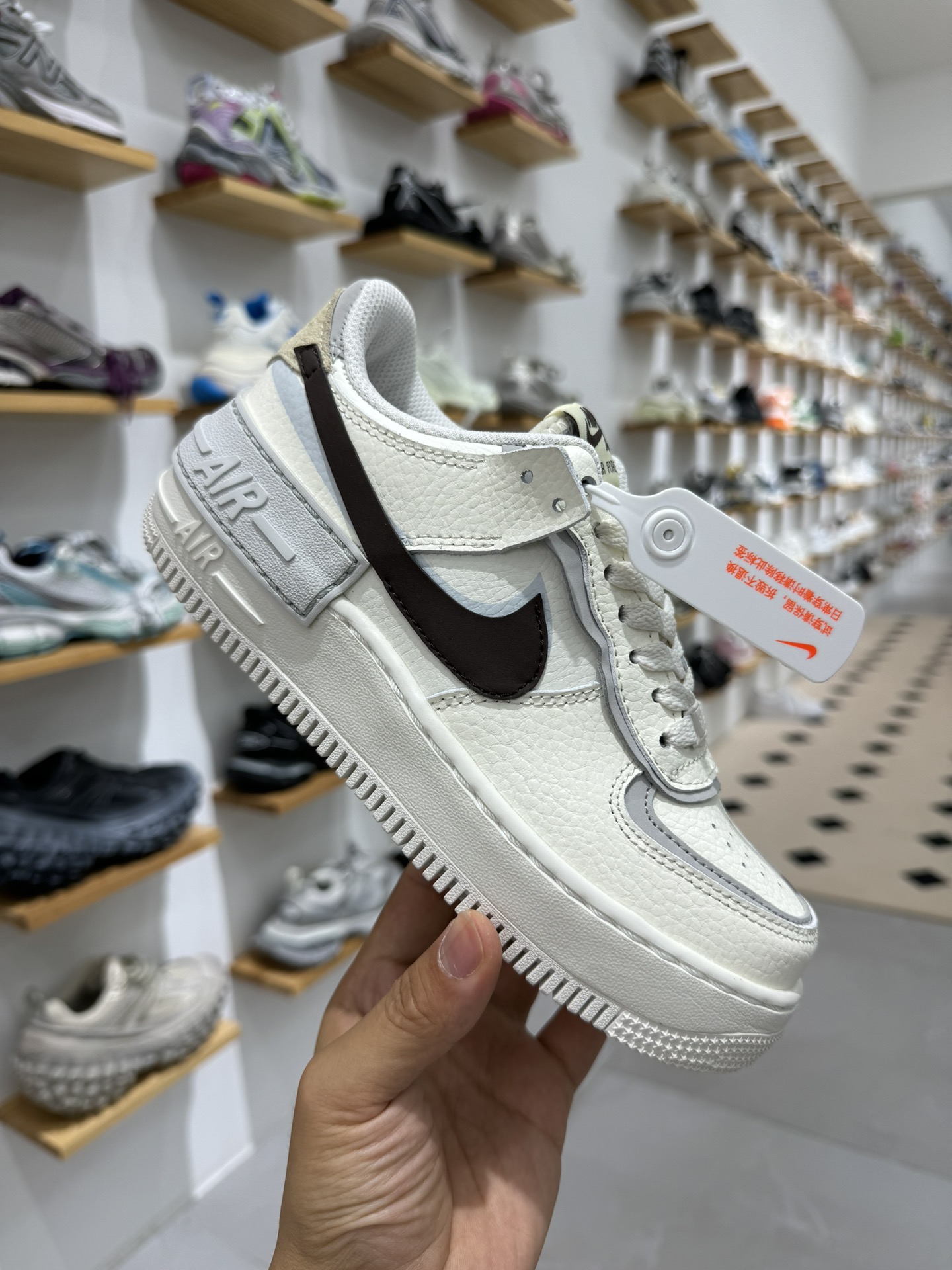 空军！马卡龙系列第5色奶白黑NikeAIRForce1Low空军一号百分百每个配色原鞋开发！PT市场真正