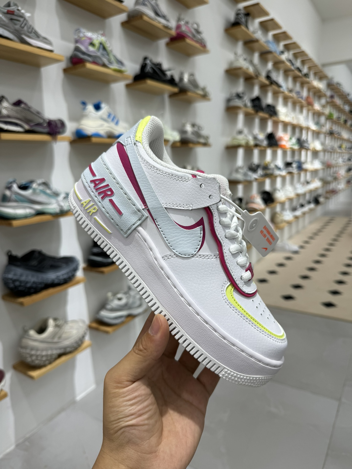 空军！马卡龙系列第6色白红黄NikeAIRForce1Low空军一号百分百每个配色原鞋开发！PT市场真正