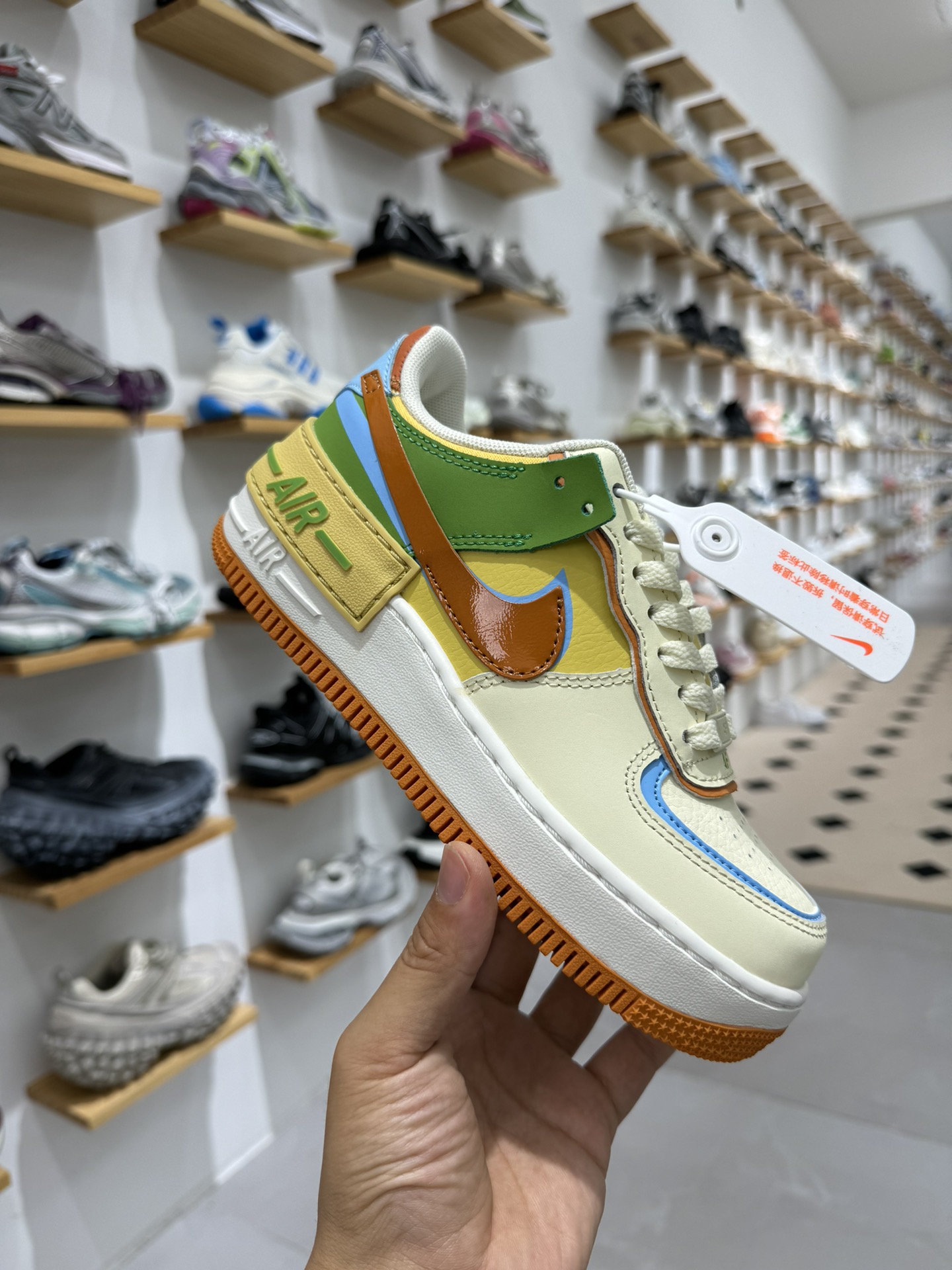 空军！马卡龙系列第11色米蓝黄绿NikeAIRForce1Low空军一号百分百每个配色原鞋开发！PT市场