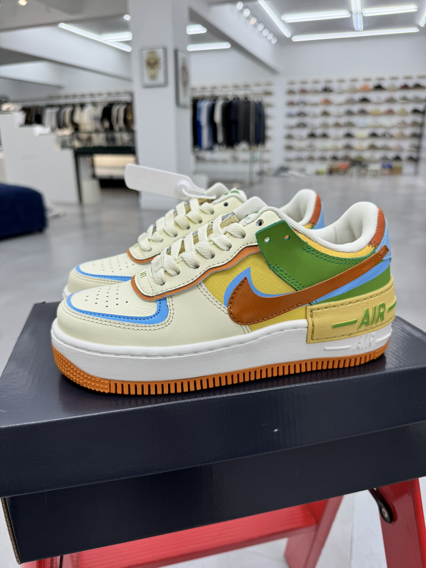 空军！马卡龙系列第11色米蓝黄绿NikeAIRForce1Low空军一号百分百每个配色原鞋开发！PT市场