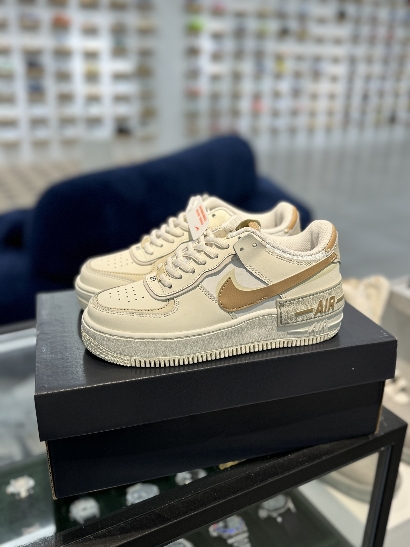 空军！马卡龙系列第12色奶杏色NikeAIRForce1Low空军一号百分百每个配色原鞋开发！PT市场真