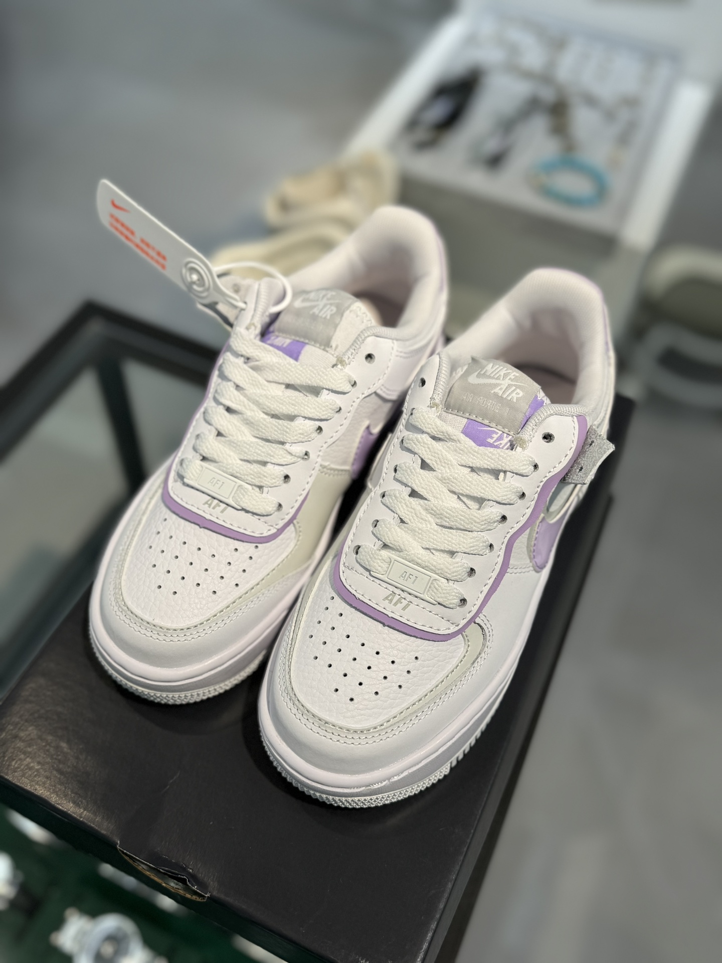 空军！马卡龙系列第14色白紫NikeAIRForce1Low空军一号百分百每个配色原鞋开发！PT市场真正