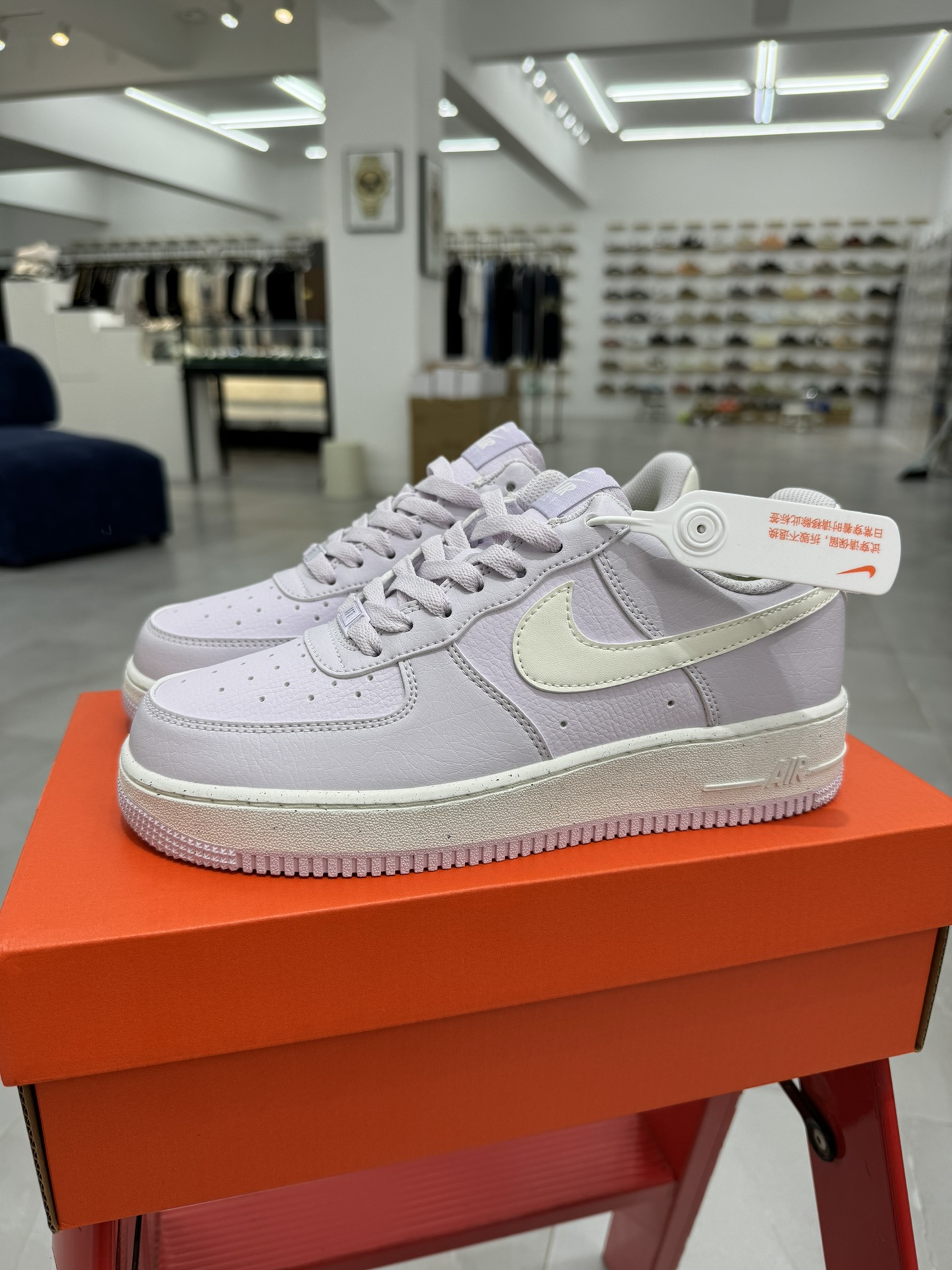 空军！第443色！浅紫色NikeAIRForce1Low空军一号百分百每个配色原鞋开发！PT市场真正匠心