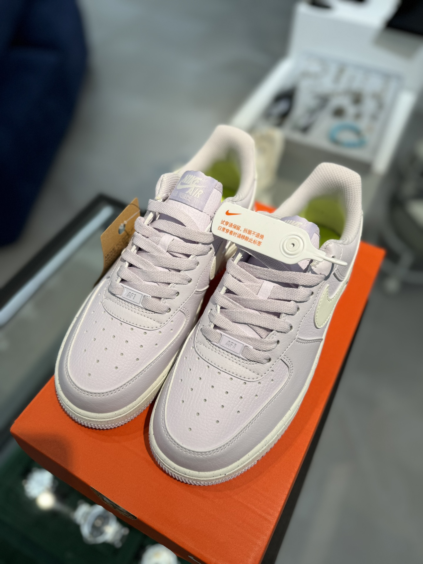 空军！第443色！浅紫色NikeAIRForce1Low空军一号百分百每个配色原鞋开发！PT市场真正匠心