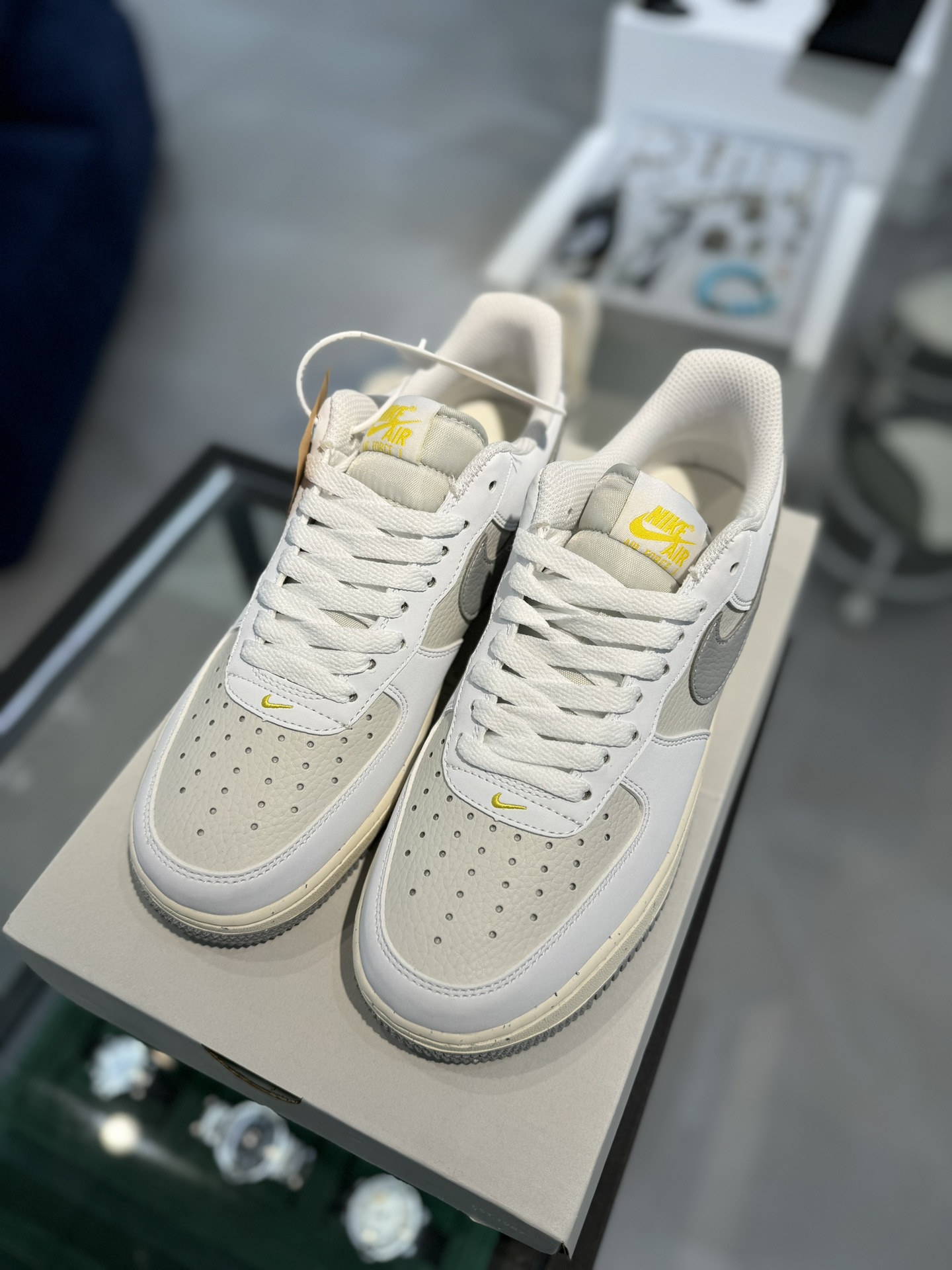 空军！第444色！白灰NikeAIRForce1Low空军一号百分百每个配色原鞋开发！PT市场真正匠心空