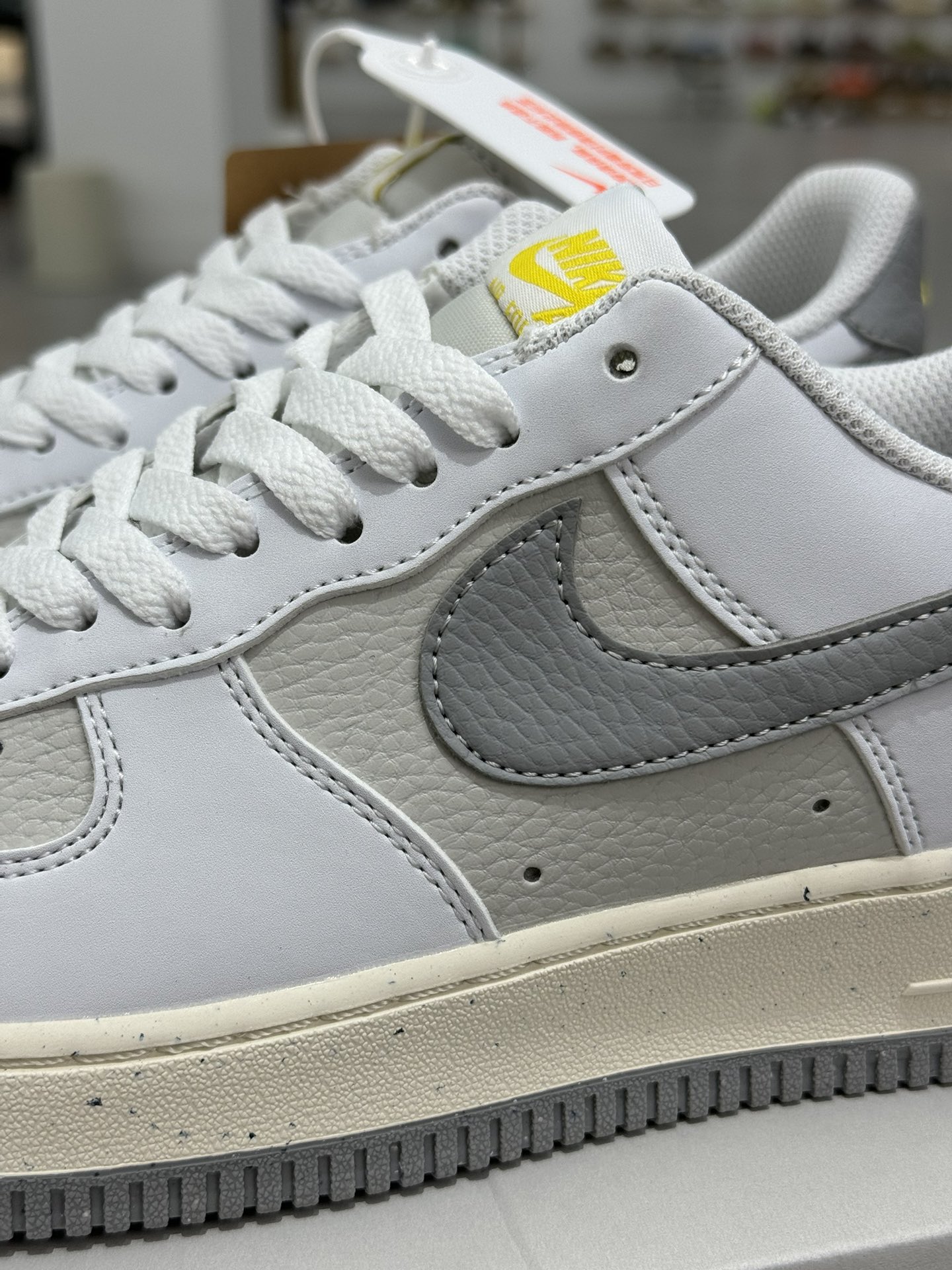 空军！第444色！白灰NikeAIRForce1Low空军一号百分百每个配色原鞋开发！PT市场真正匠心空