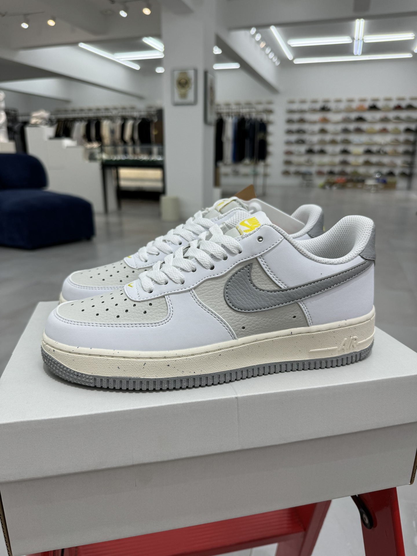 空军！第444色！白灰NikeAIRForce1Low空军一号百分百每个配色原鞋开发！PT市场真正匠心空