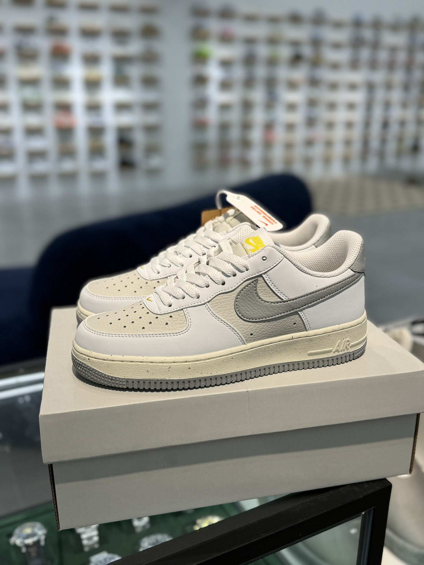 空军！第444色！白灰NikeAIRForce1Low空军一号百分百每个配色原鞋开发！PT市场真正匠心空