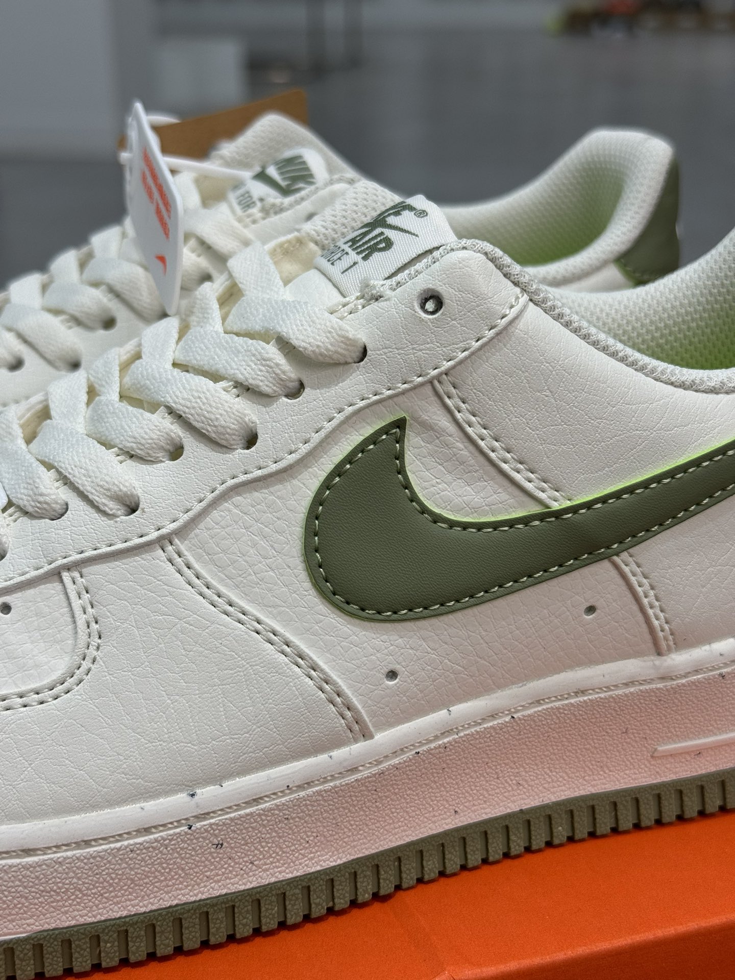 空军！第449色！白绿NikeAIRForce1Low空军一号百分百每个配色原鞋开发！PT市场真正匠心空