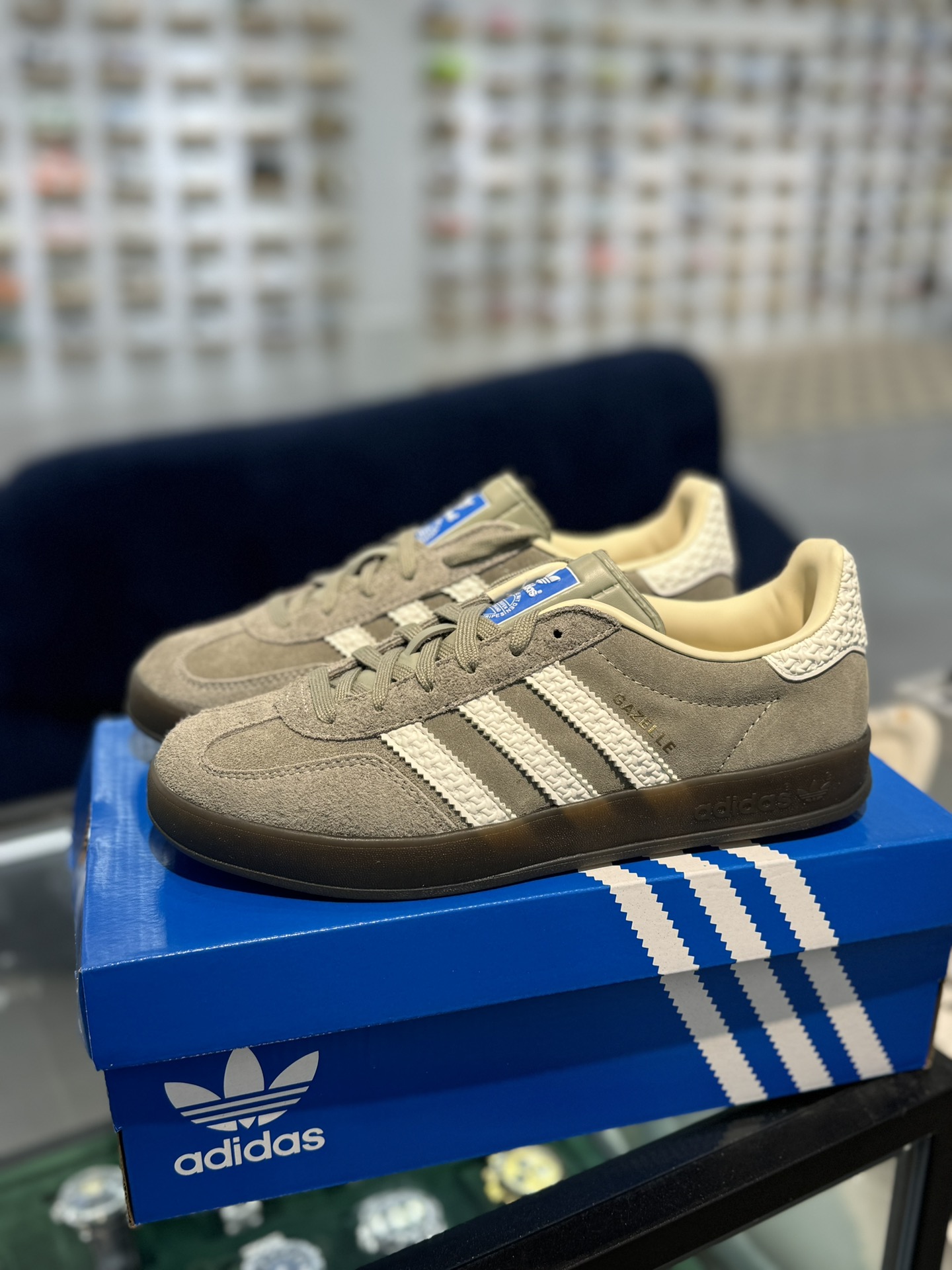 XJ版极致性价比！阿迪德训鞋麂皮灰Adidas/阿迪达斯GazelleSAMBA桑巴板鞋顶级细节超高清洁