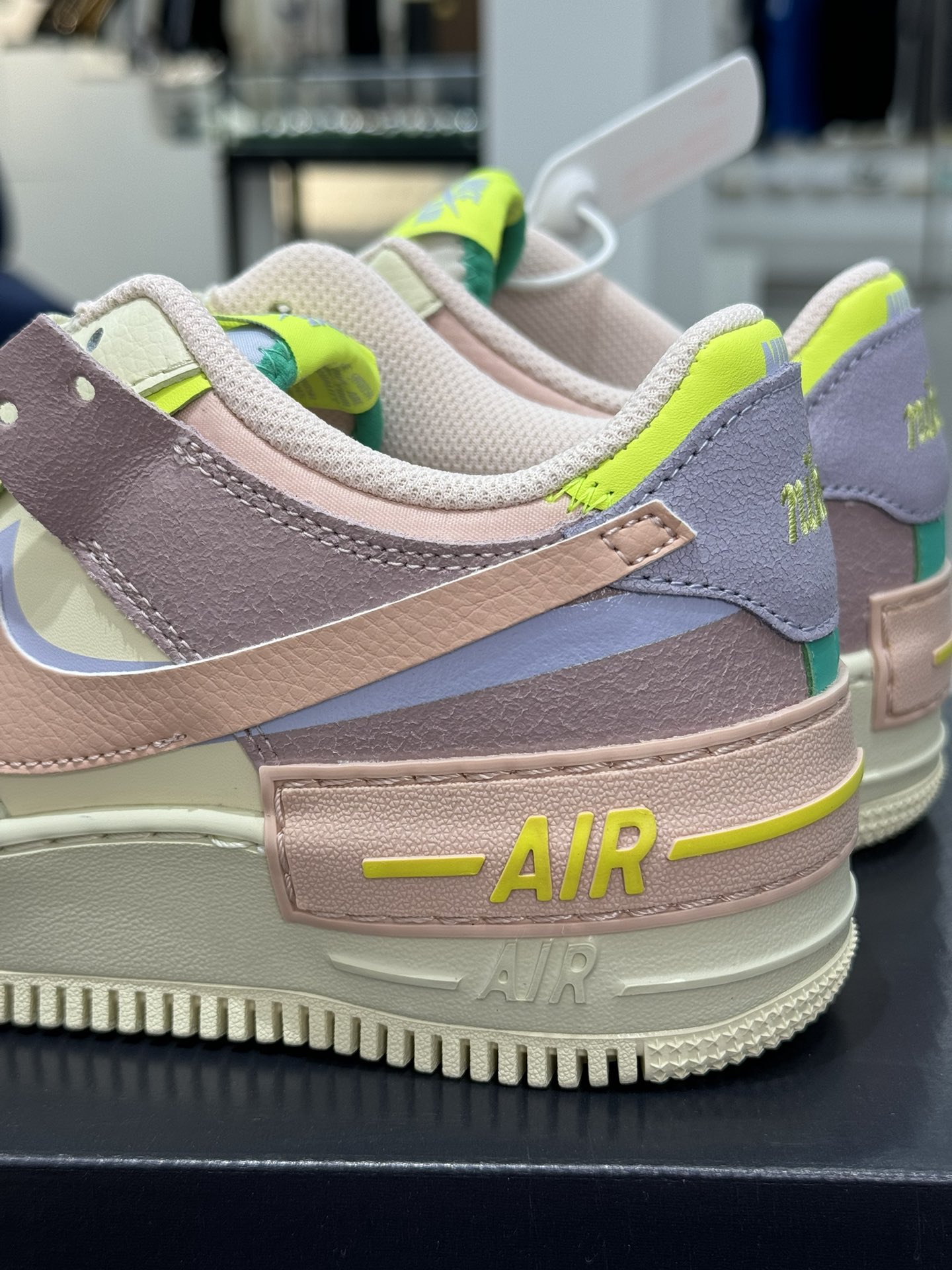 A空军！马卡龙系列第30色柔粉NikeAIRForce1Shadow空军一号百分百每个配色原鞋开发！PT